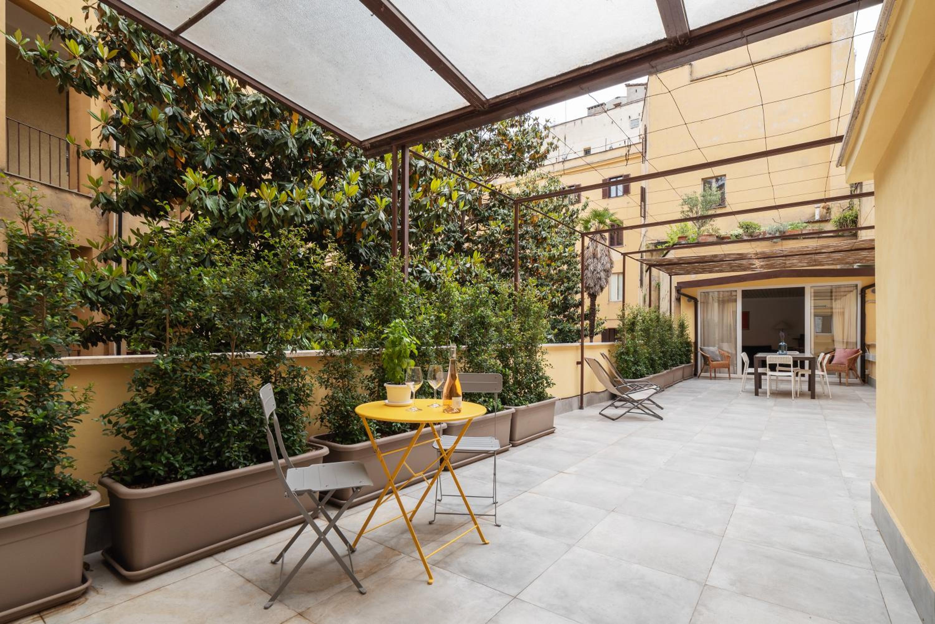 Magnolia terrace at Vatican Museum