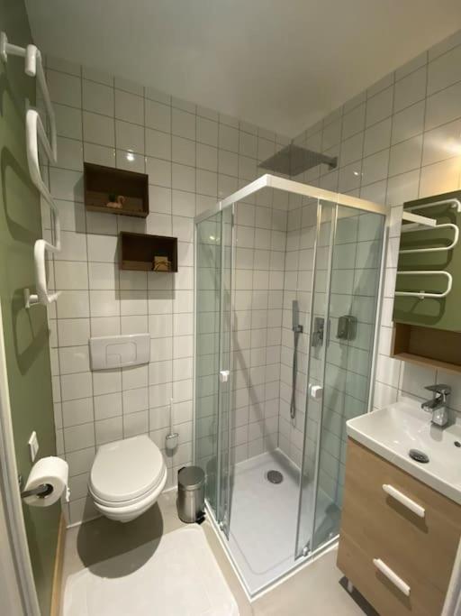 Maison 200m2- 9 chambres avec sdb - 16-18 personnes - séminaire-Proche Centre-Ville-Gare et Arena-terrasse