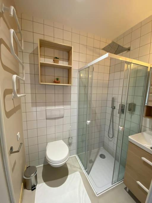 Maison 200m2- 9 chambres avec sdb - 16-18 personnes - séminaire-Proche Centre-Ville-Gare et Arena-terrasse