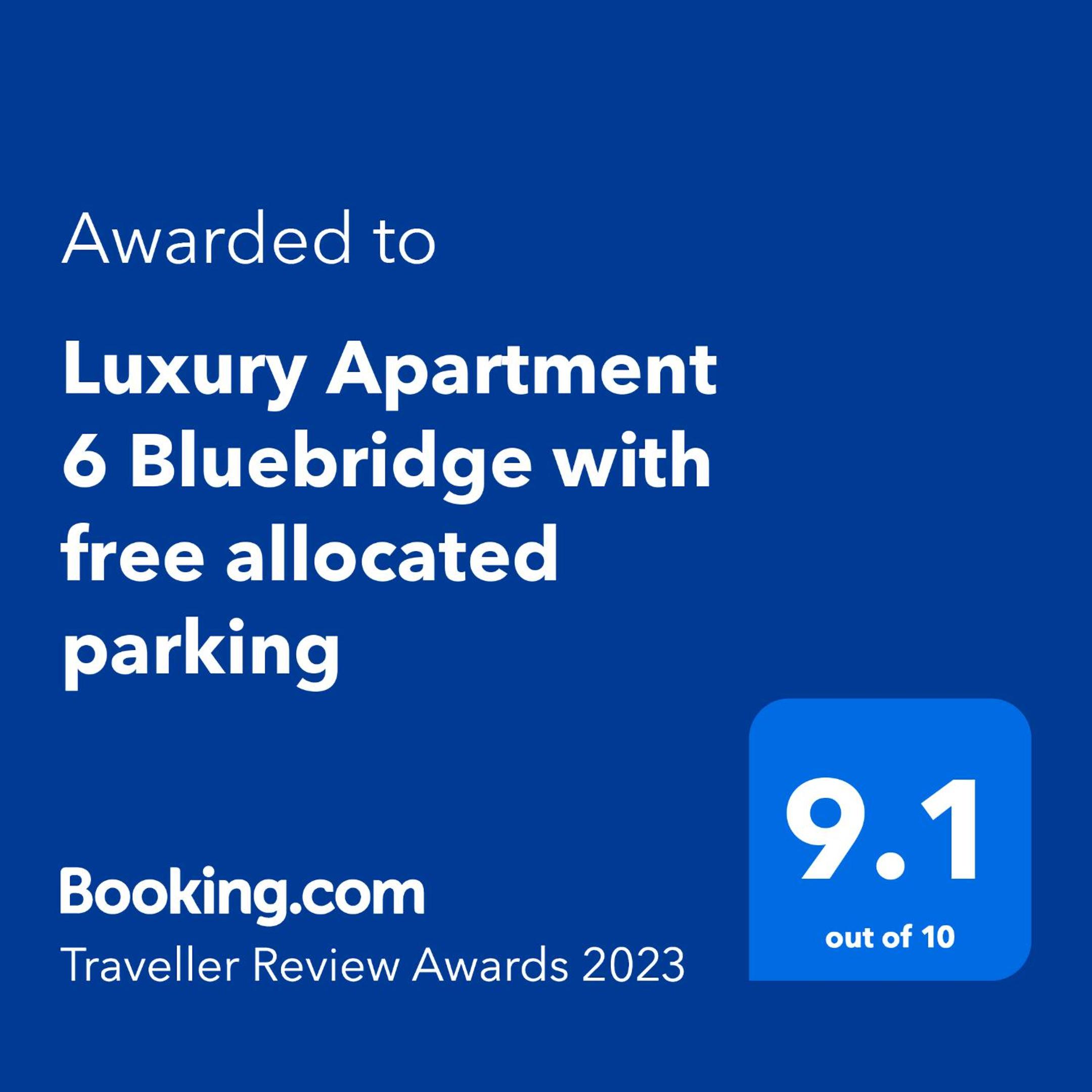 Luxury Apartment 6 Bluebridge with free allocated parking view 2