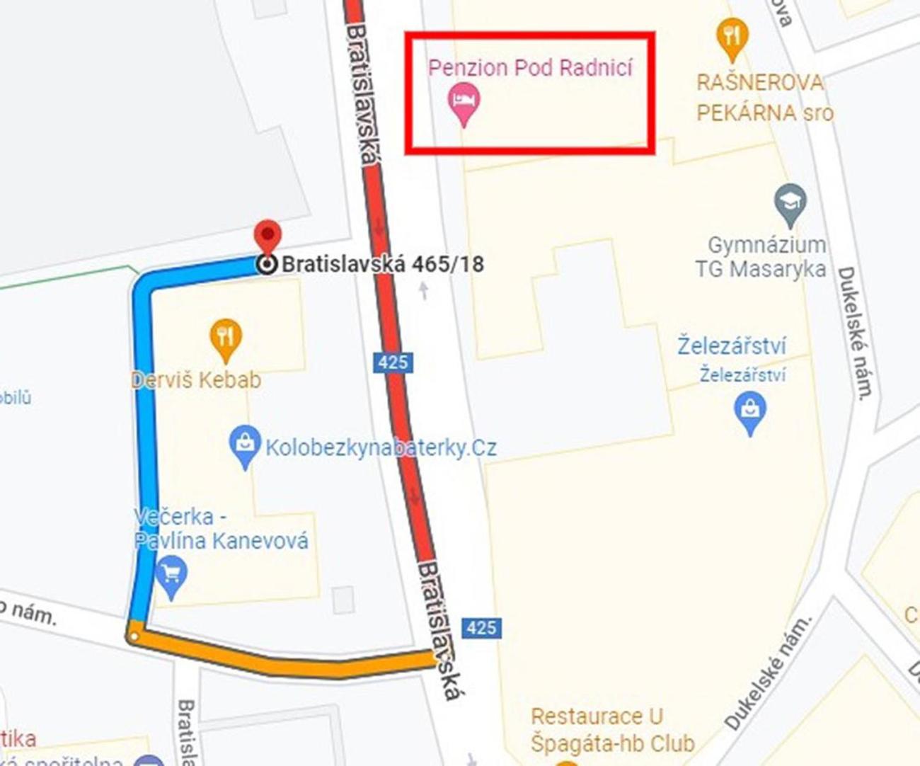 Penzion Pod Radnicí