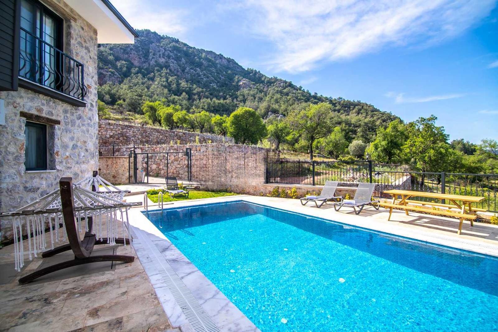 DADYA VİLLA 4 - Marmaris Turgut da özel havuzlu denize yakın lüks villa view 3