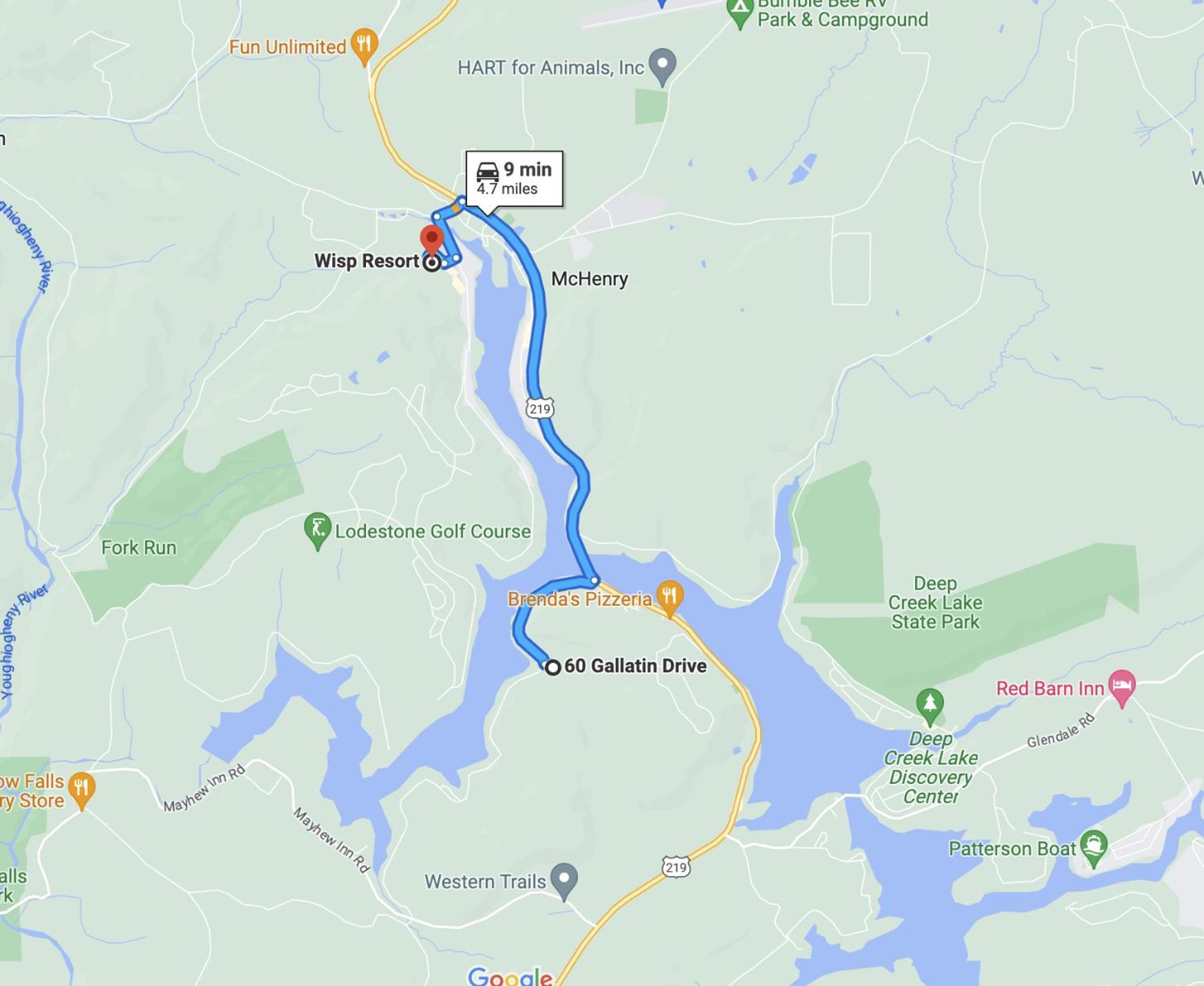 Jamesons Cabin! 8 Minutes to Wisp, HotTub, FirePit, Pets, EV Chgr view 5
