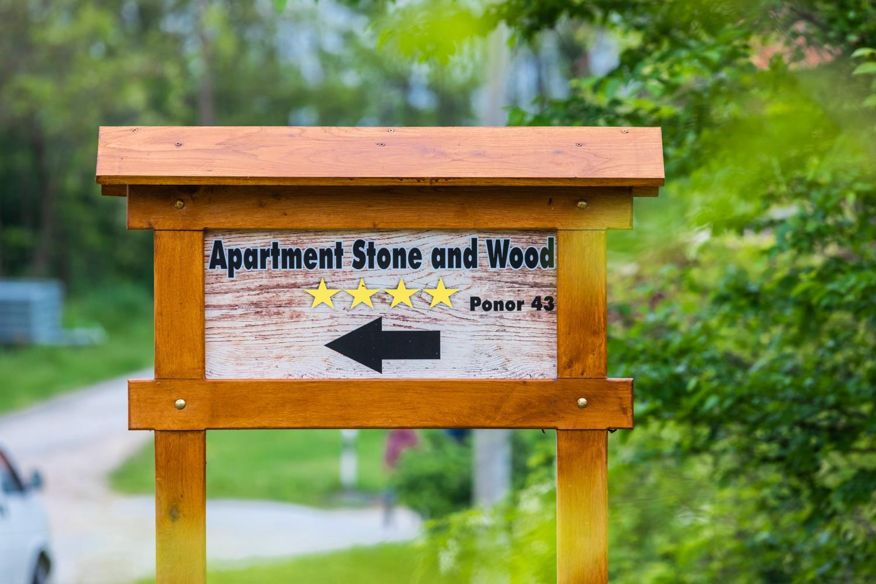 Apartment Stone and Wood