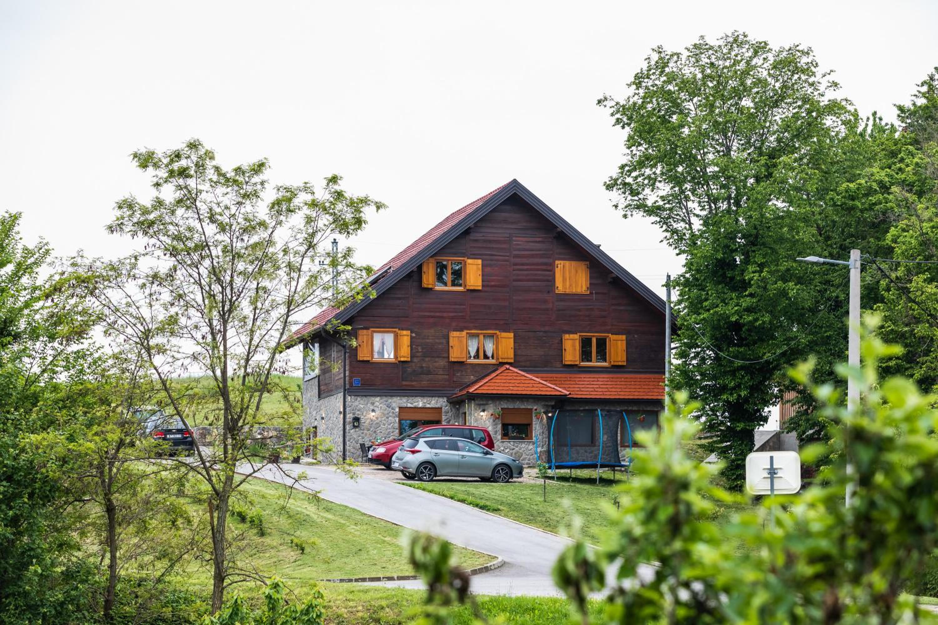Apartment Stone and Wood