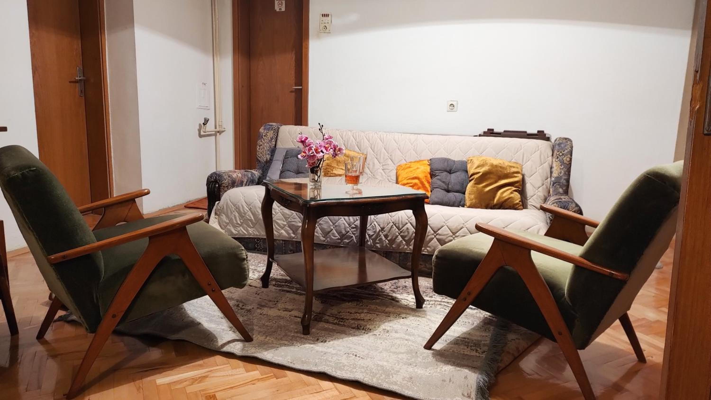 Digital nomad,iconic Milenium cross,comfy apartment,the foot of mount Vodno,16 min by walk to center view 2