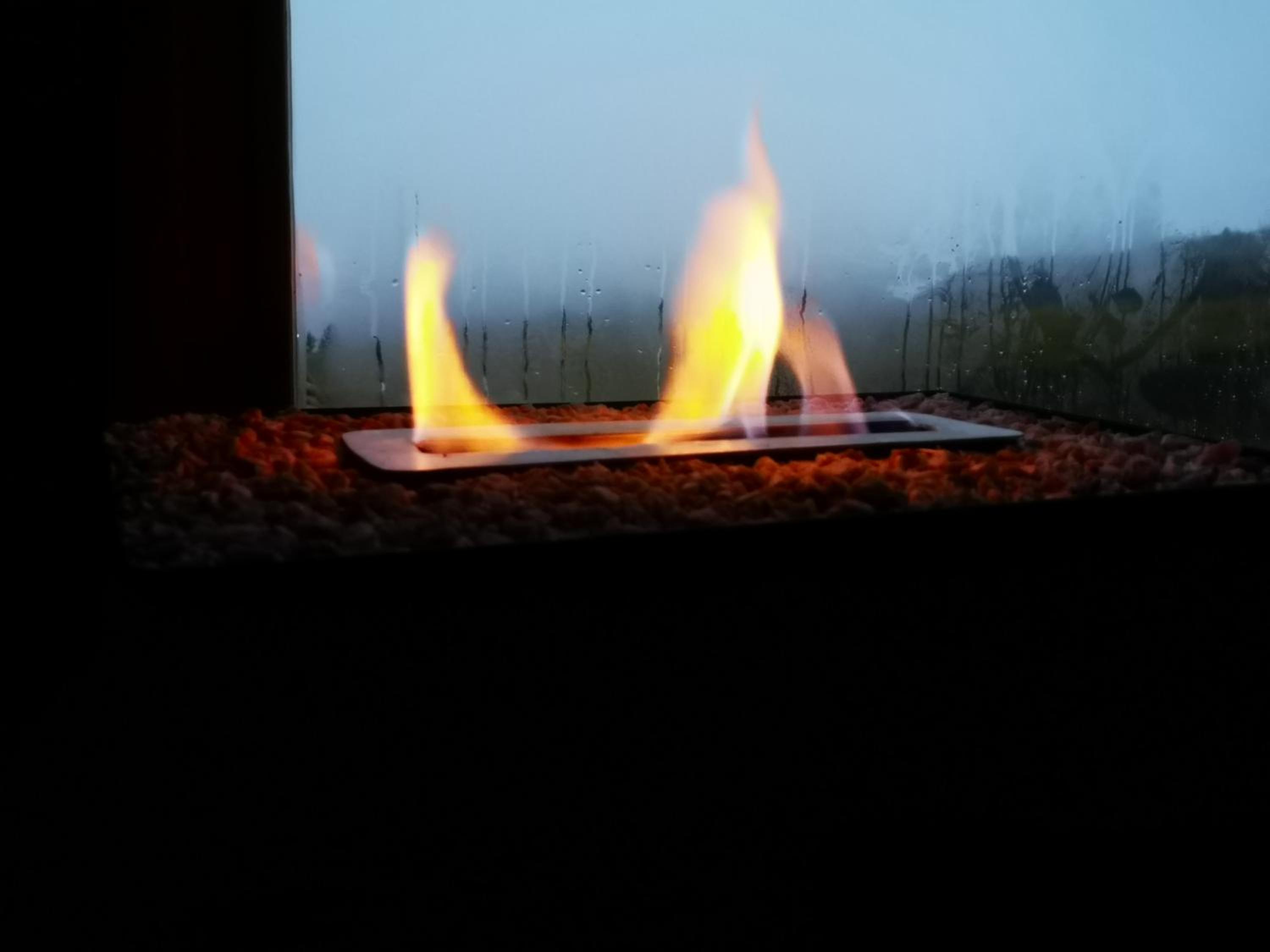 Cabaña con vista a la laguna de Tota