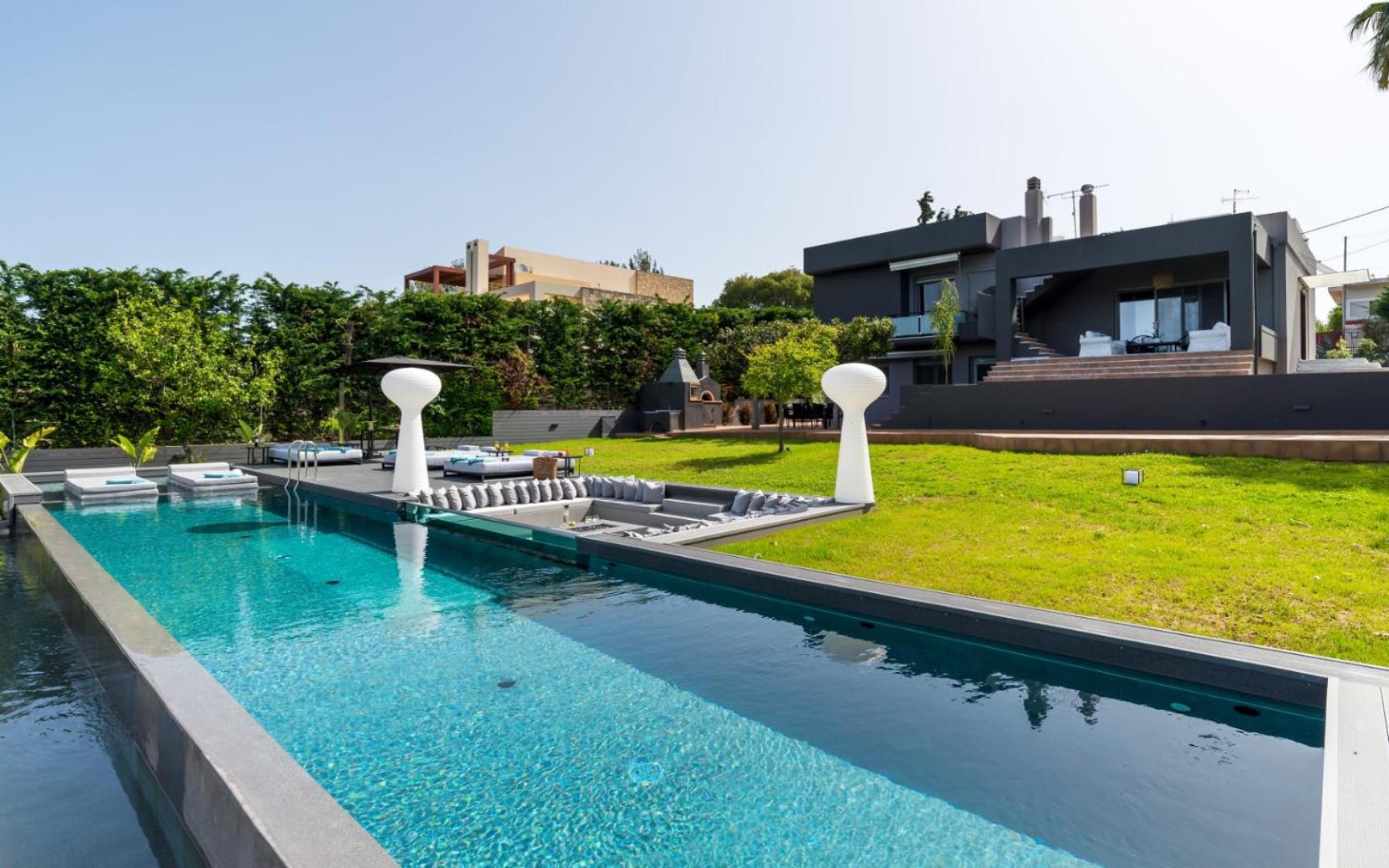 Chania lux villa with Heated pool view 2