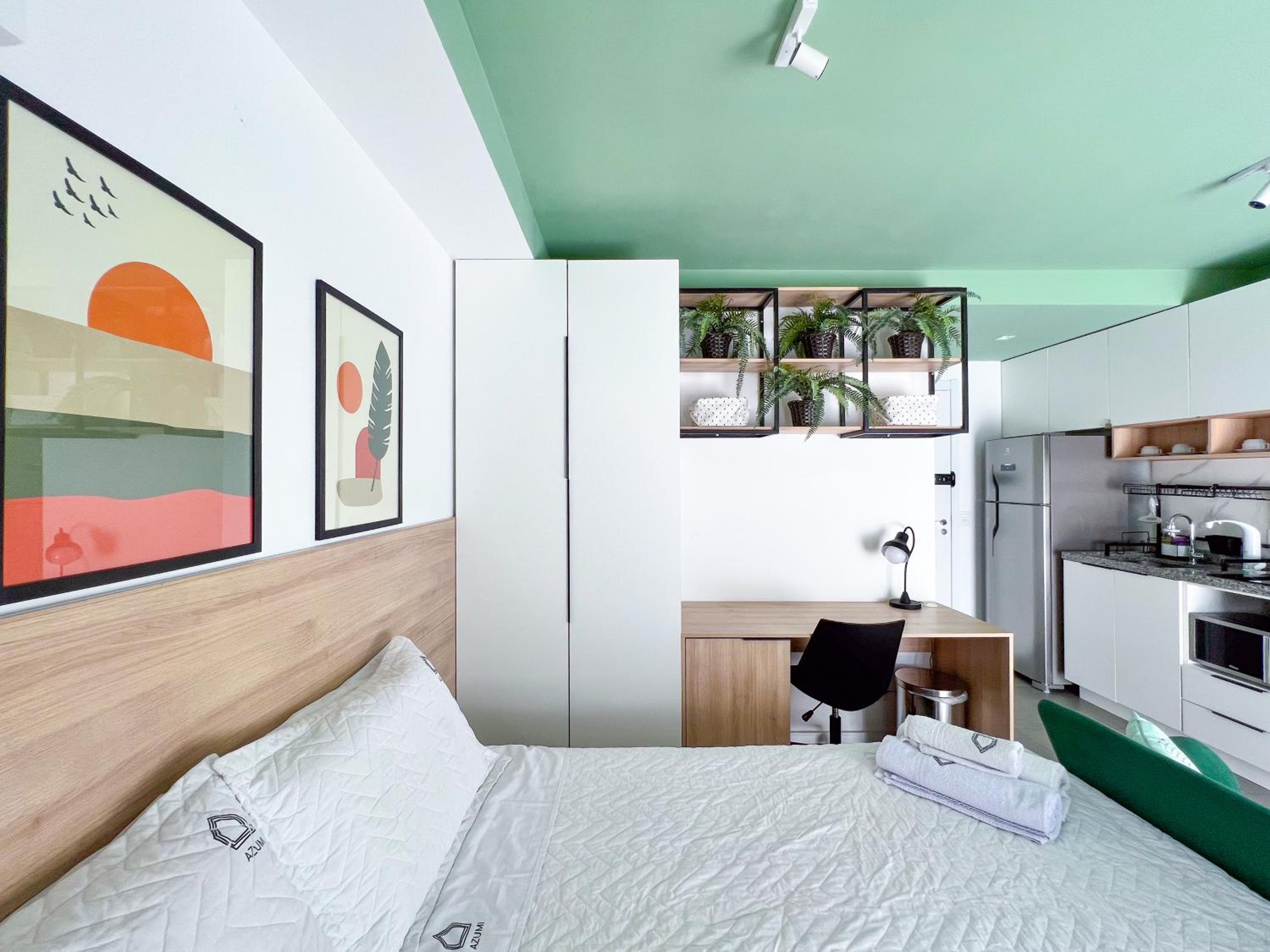 Apartamento para renovar as energias - Cama Queen
