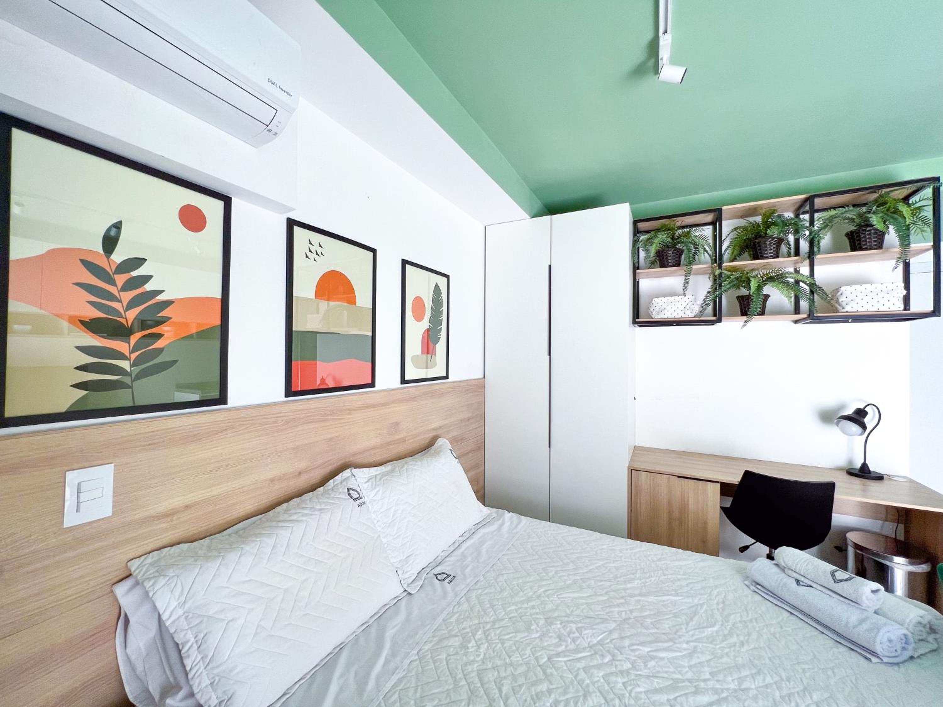 Apartamento para renovar as energias - Cama Queen