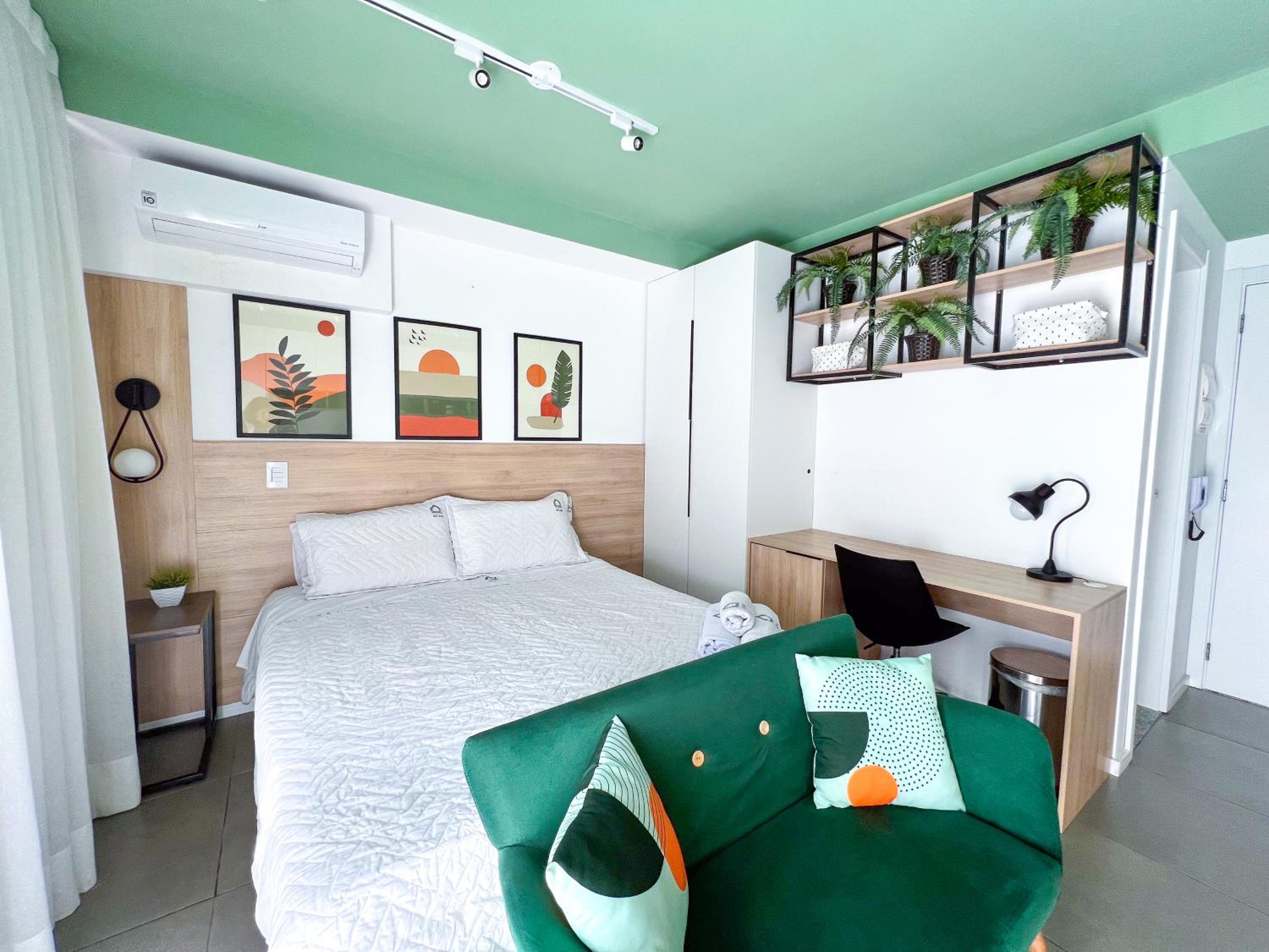 Apartamento para renovar as energias - Cama Queen