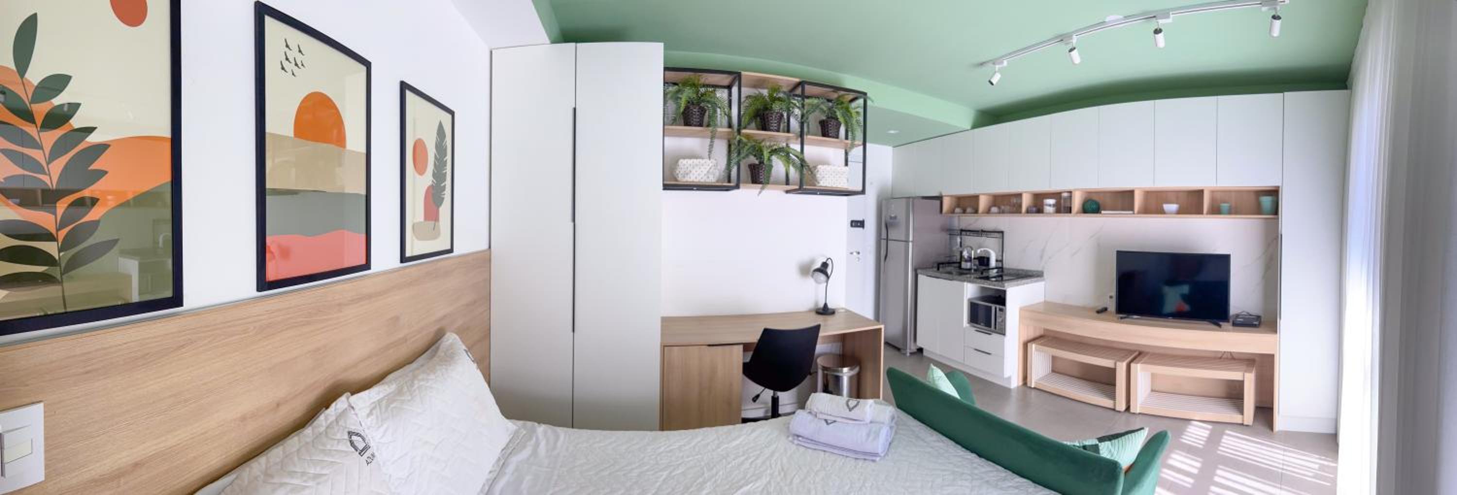 Apartamento para renovar as energias - Cama Queen