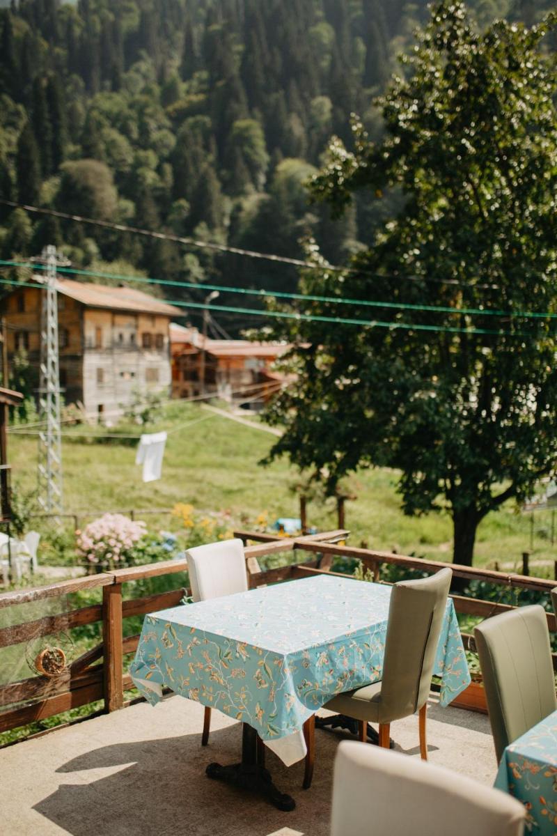 outdoor BBQ area