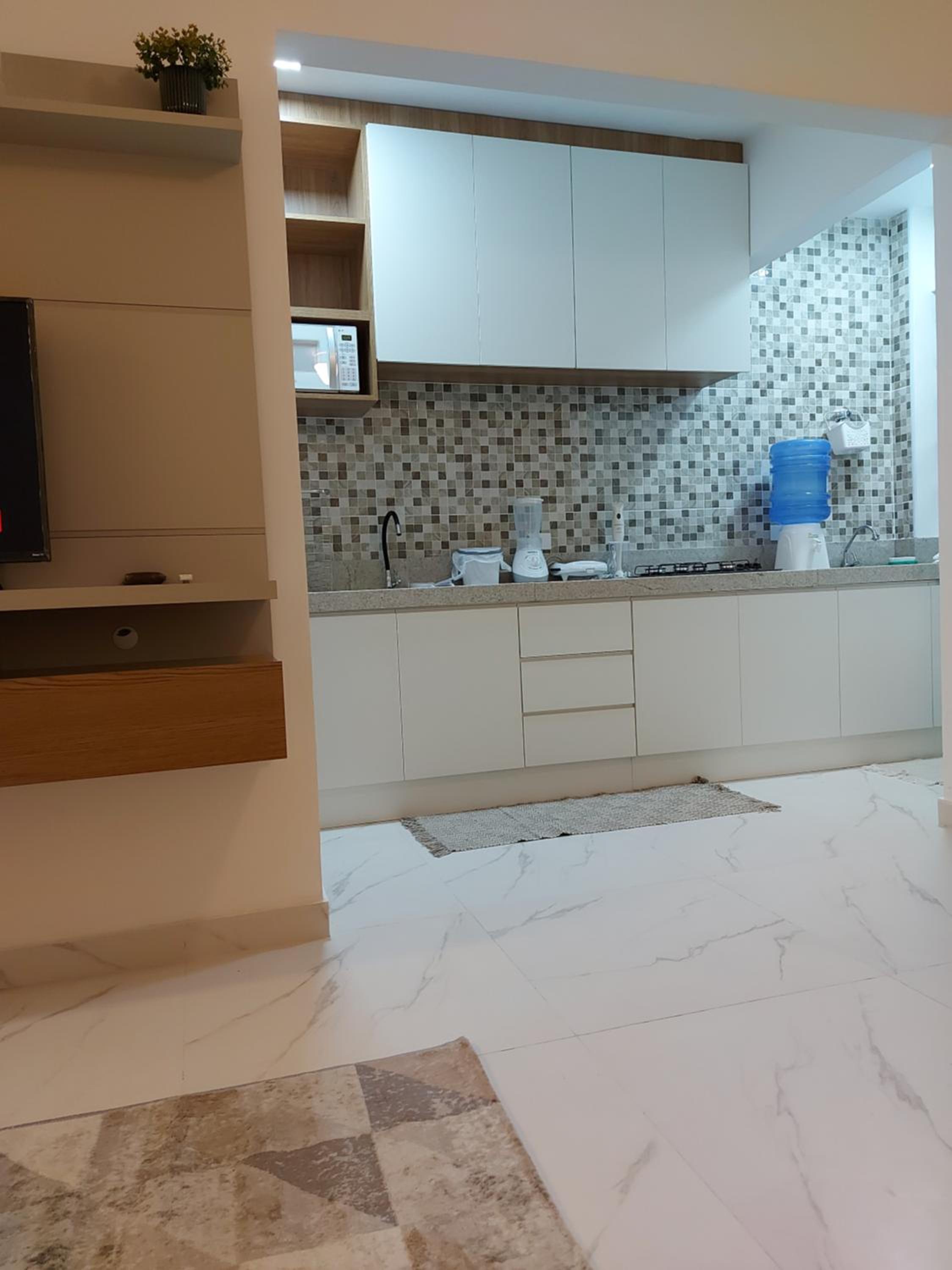 Apto aconchegante pé na areia