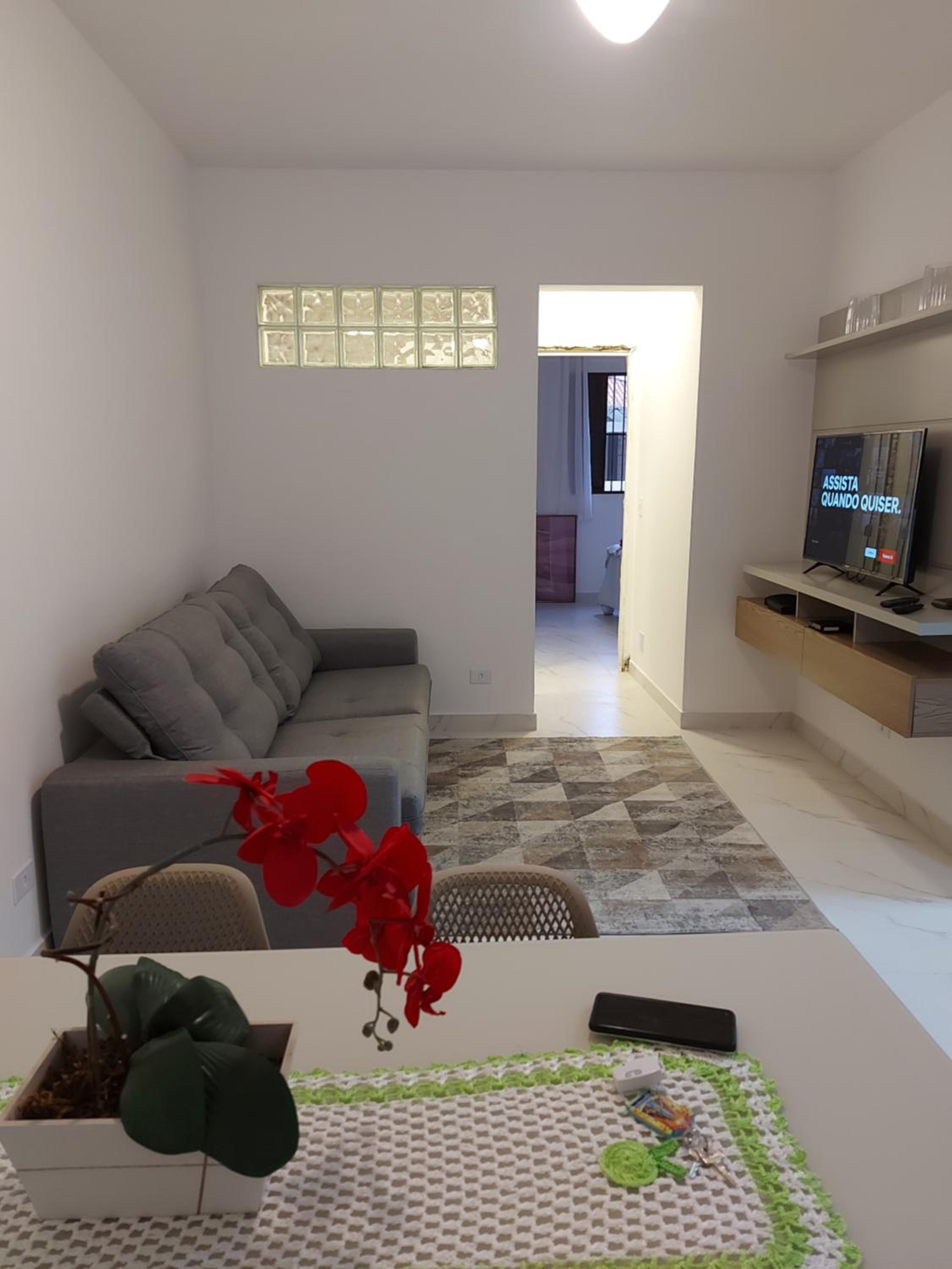 Apto aconchegante pé na areia