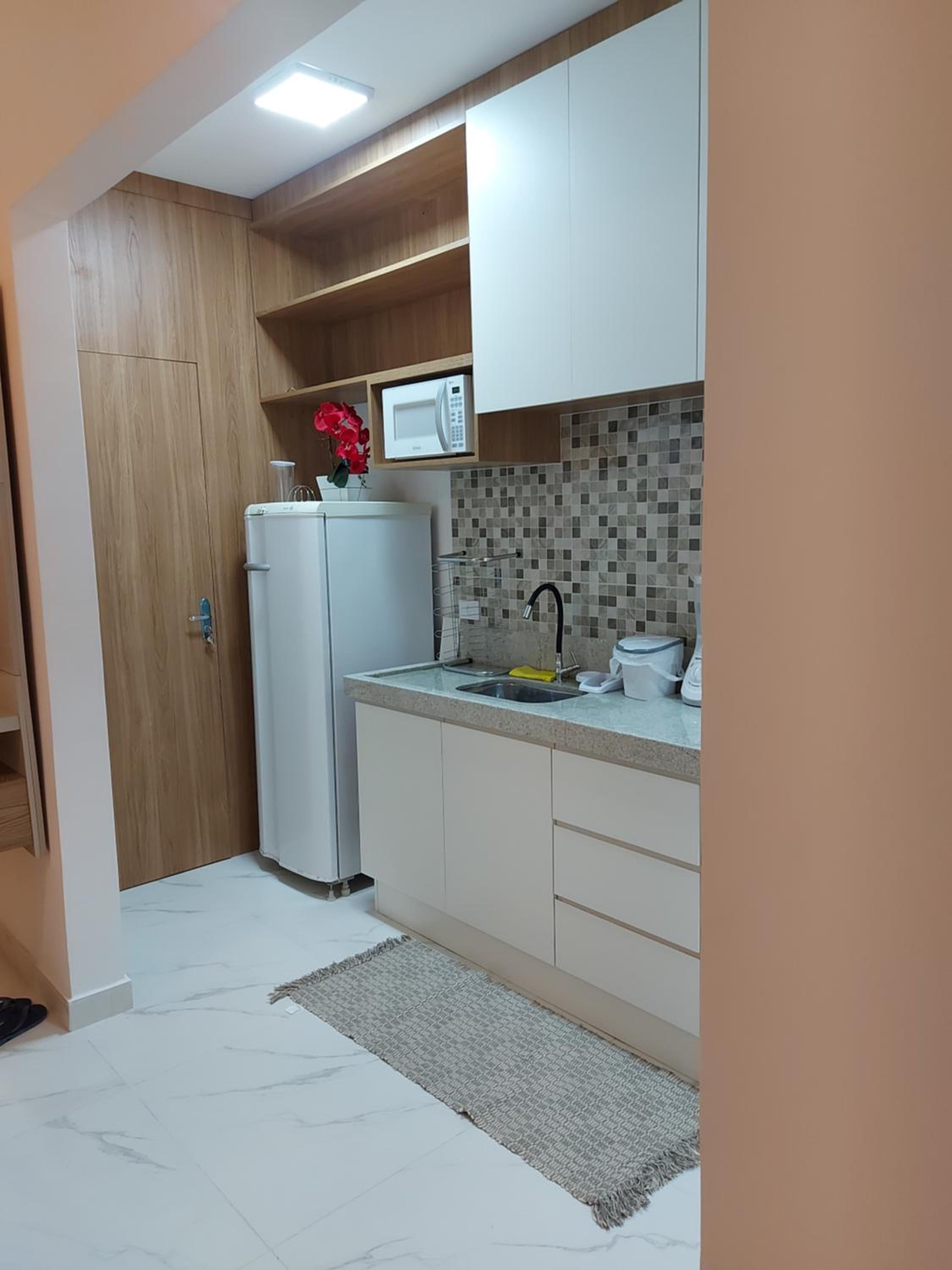 Apto aconchegante pé na areia