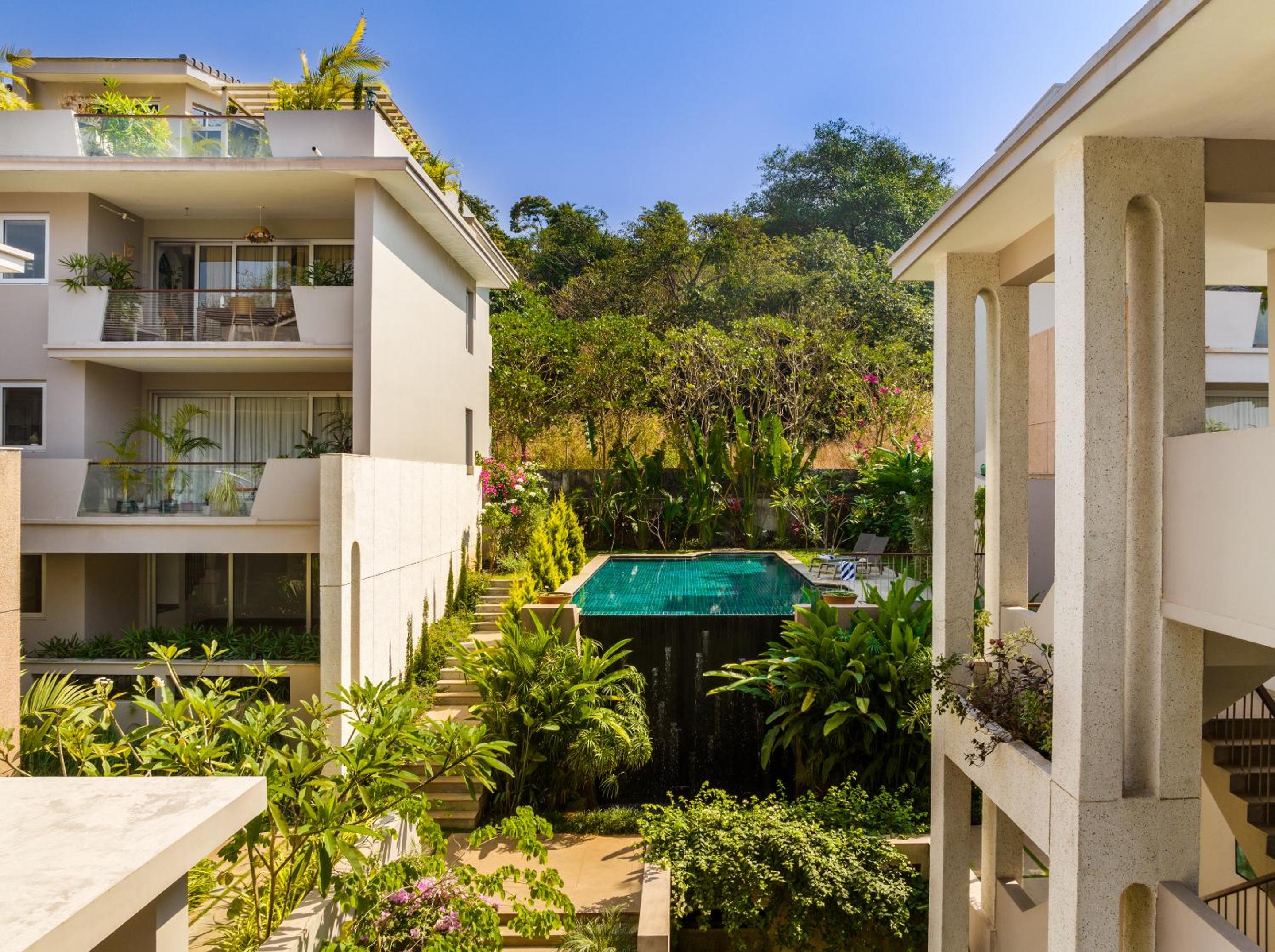 El Reino by The Blue Kite - 2 & 3BHK Apartments, 5 Mins to Casino & 10 Mins to Candolim, with Pool & Kitchen, Wifi, Security view 3