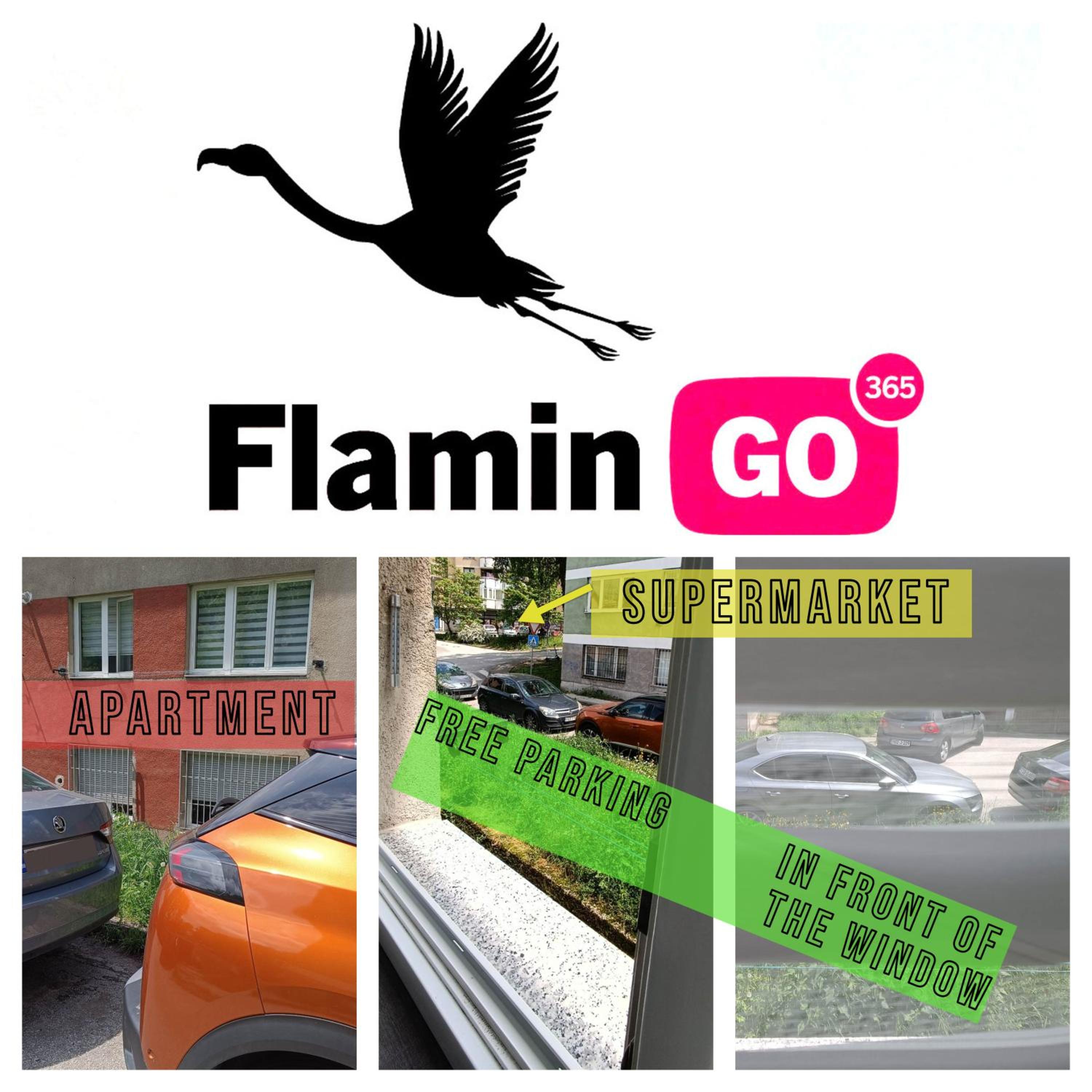 Flamingo 365 - near city center with free parking