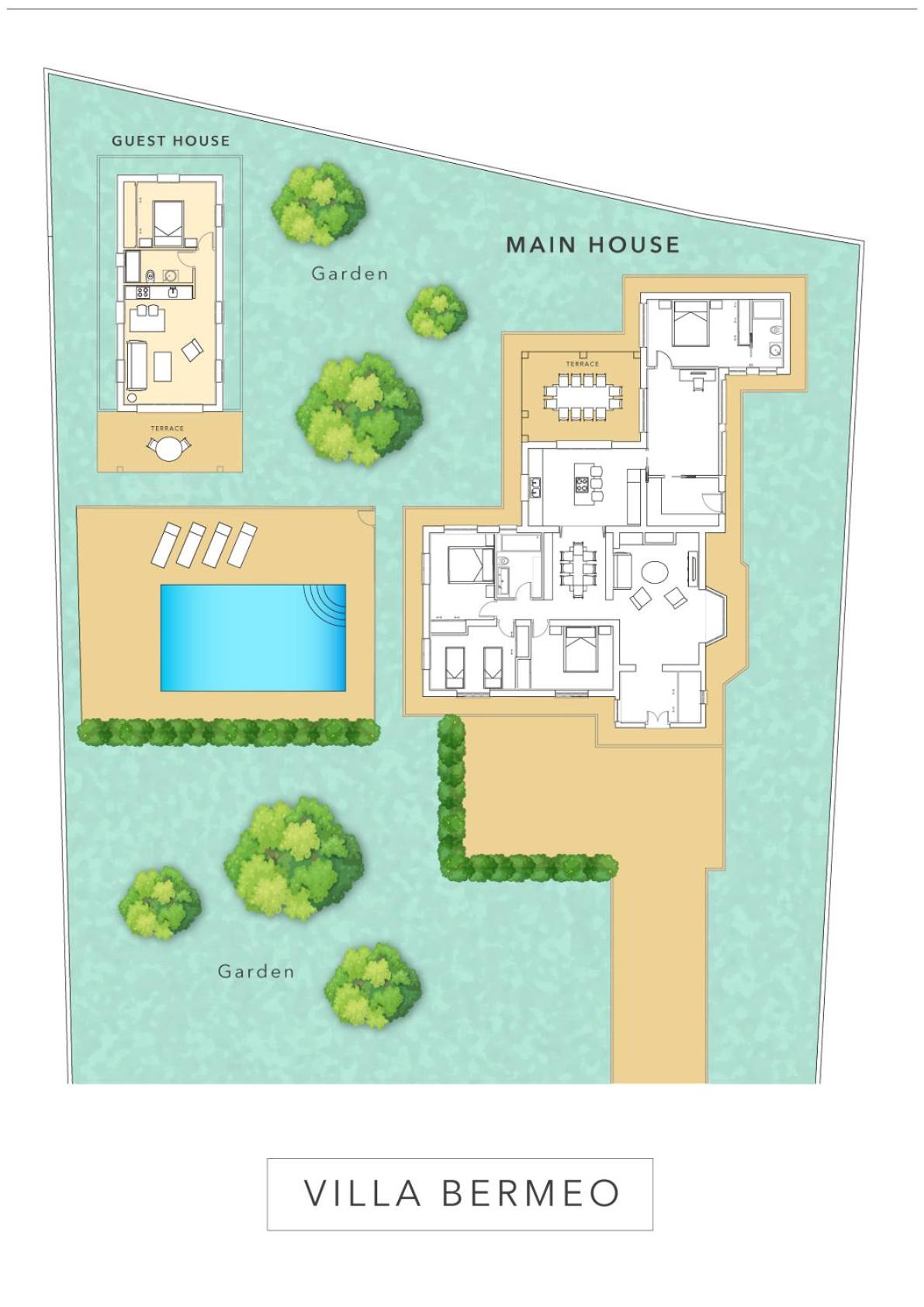 ONLY FAMILIES Villa and Guest House with Private Pool