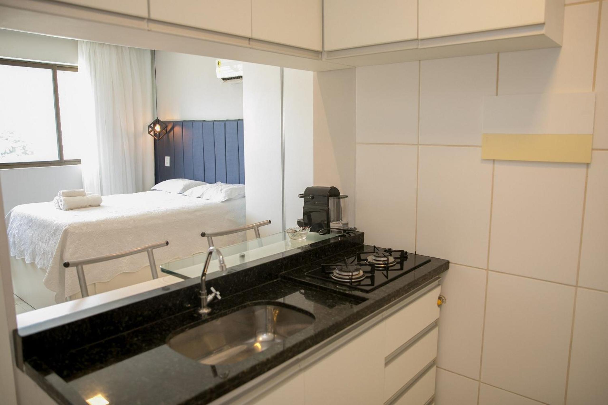 Flat localizado a 200m Shopping Recife, bem Perto da Praia de Boa Viagem e com Wi-Fi 400Mbps