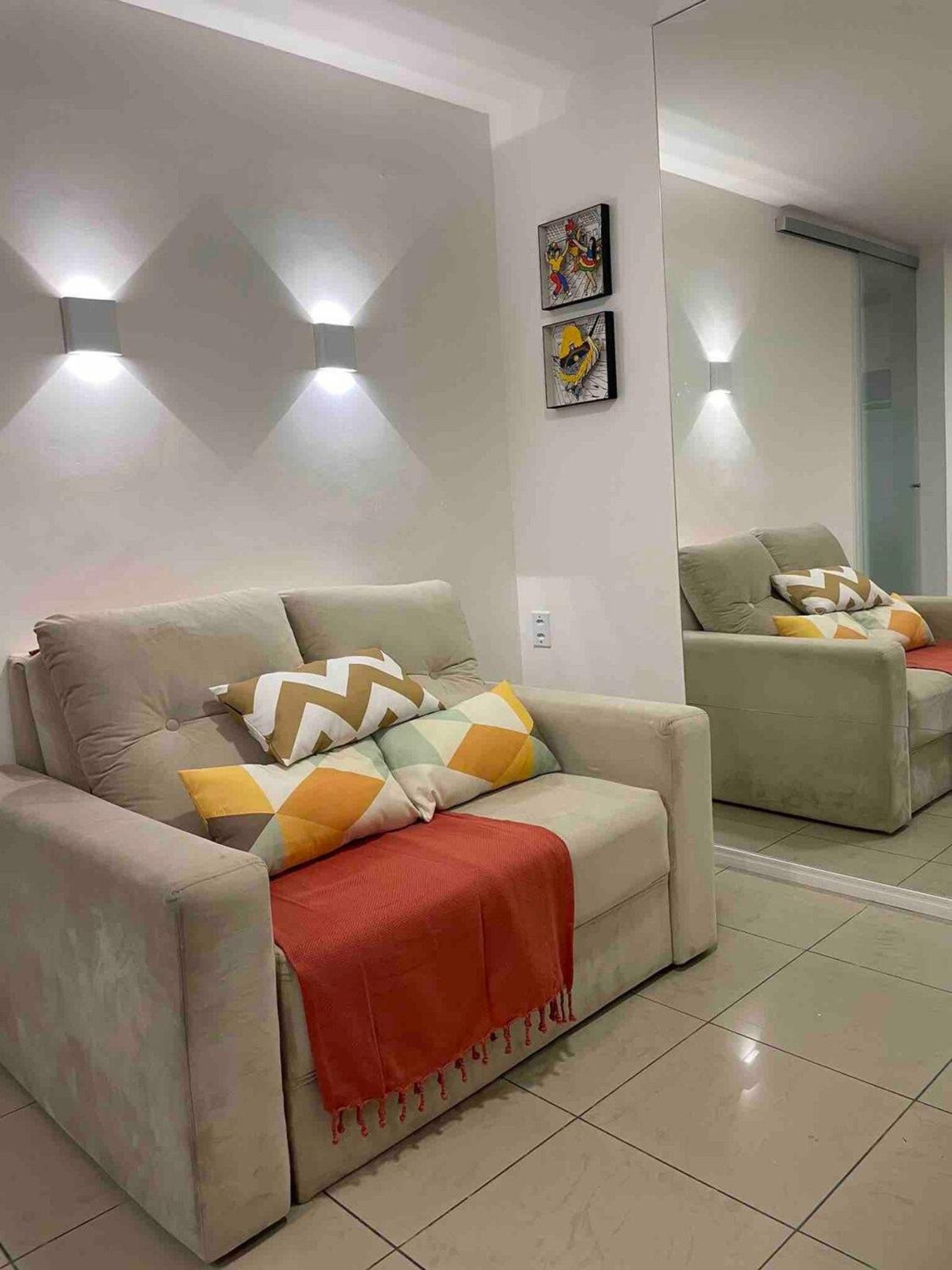Flat Quarto e Sala, 400 metros da Praia de Boa Viagem, com Piscina, Wi-Fi 220Mbps