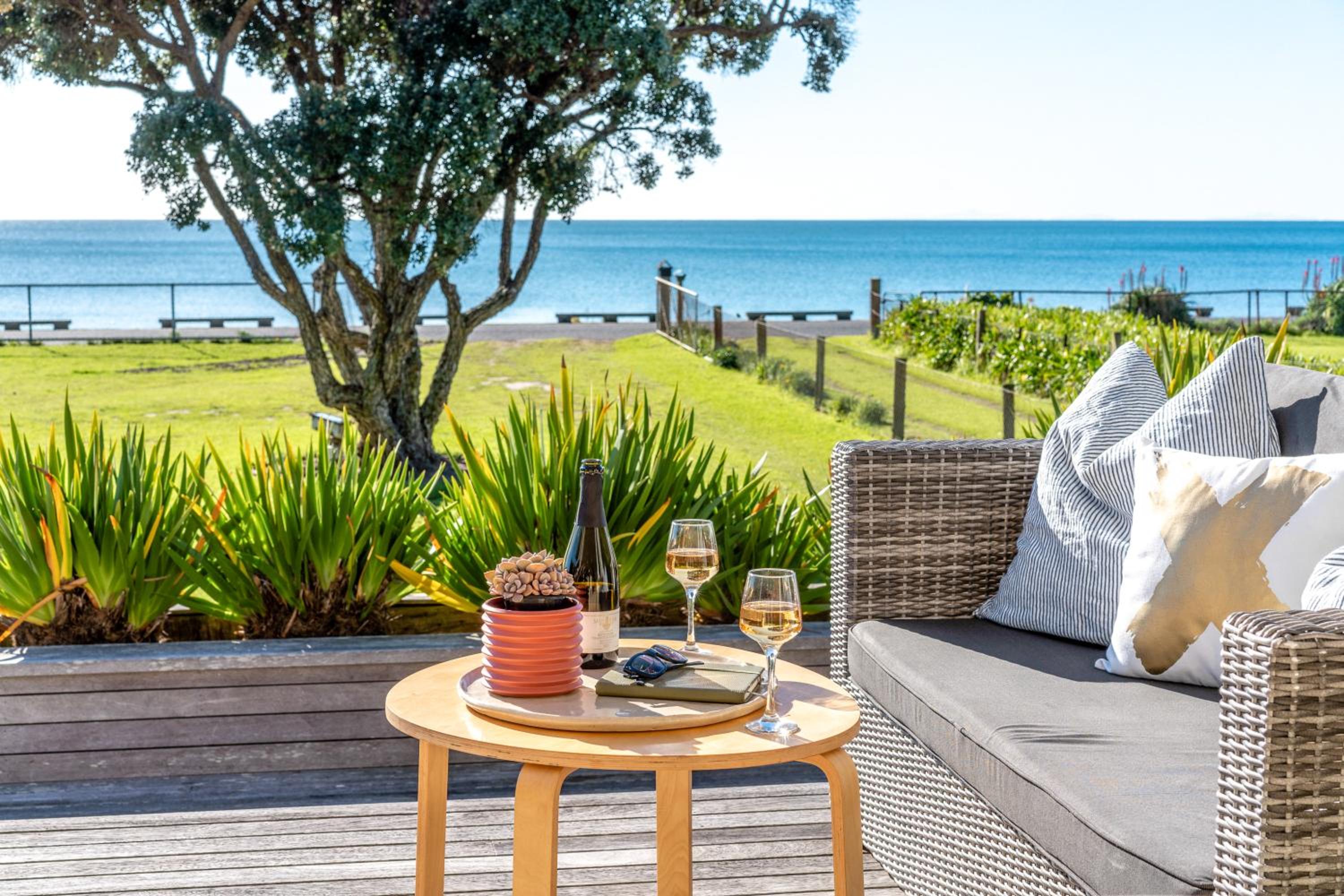Onetangi Beachfront Escape - Coast & Country view 4