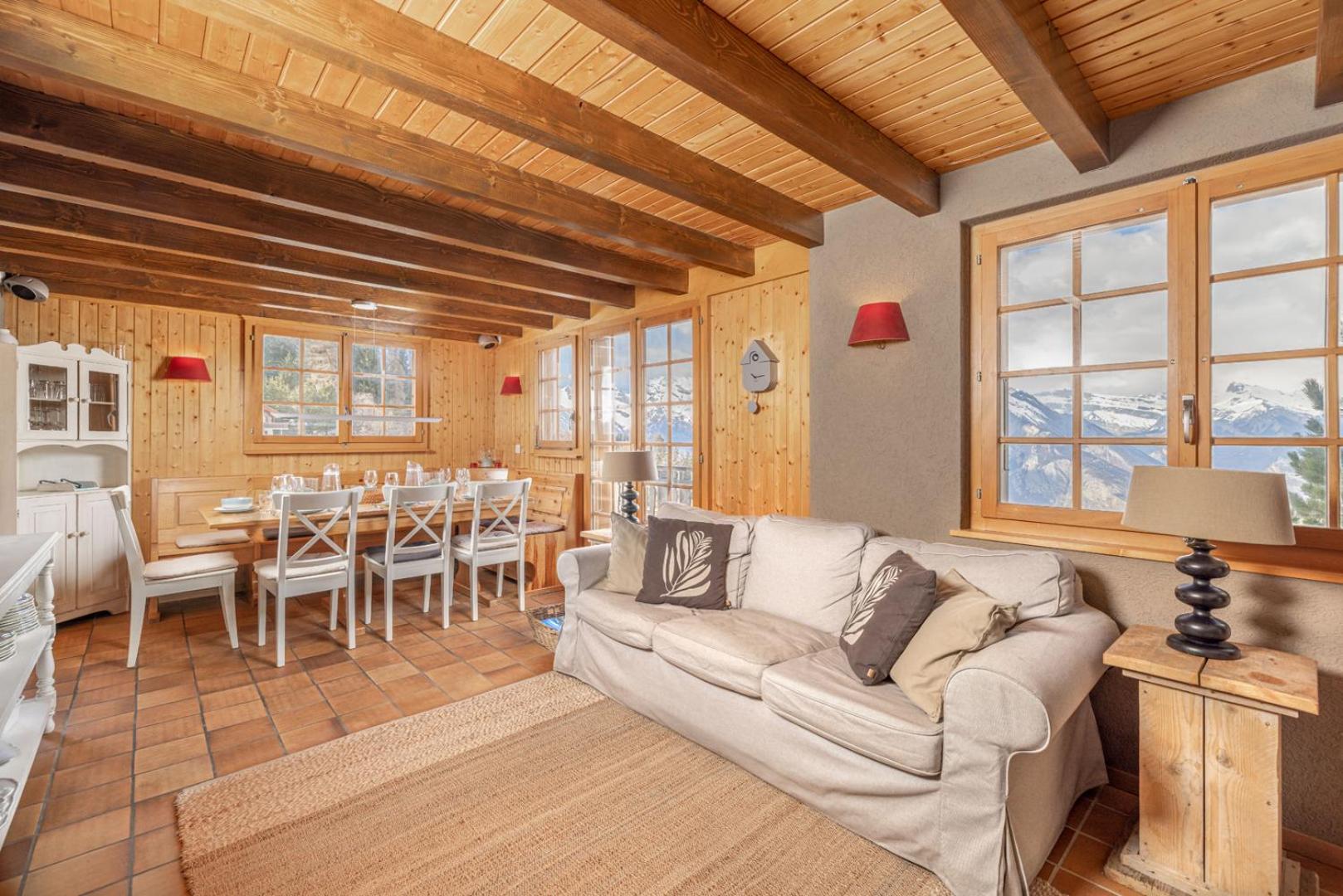 Chalet La Dame Blanche Perfect Family retreat view 2