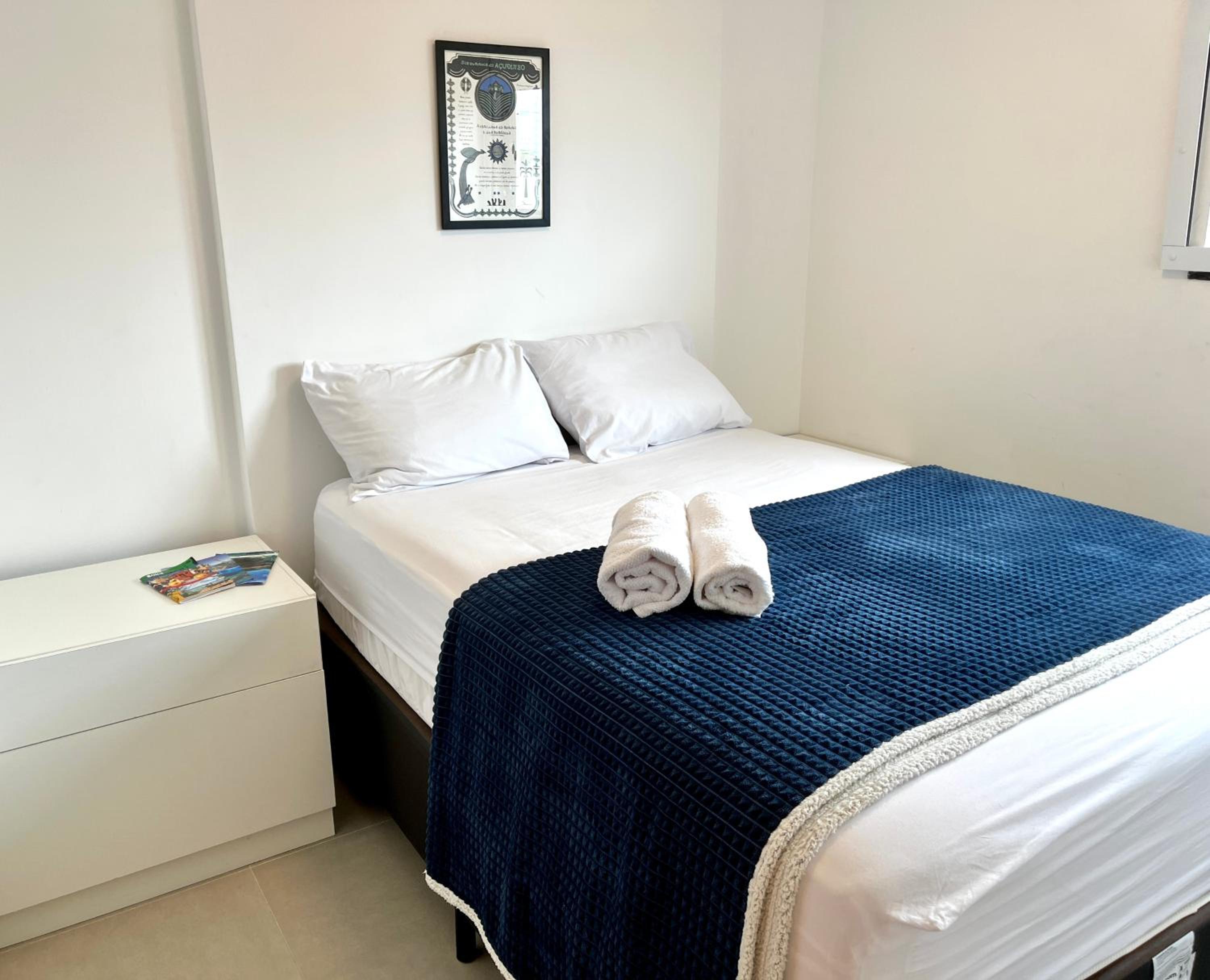 Flat mobiliado à 15 m da praia