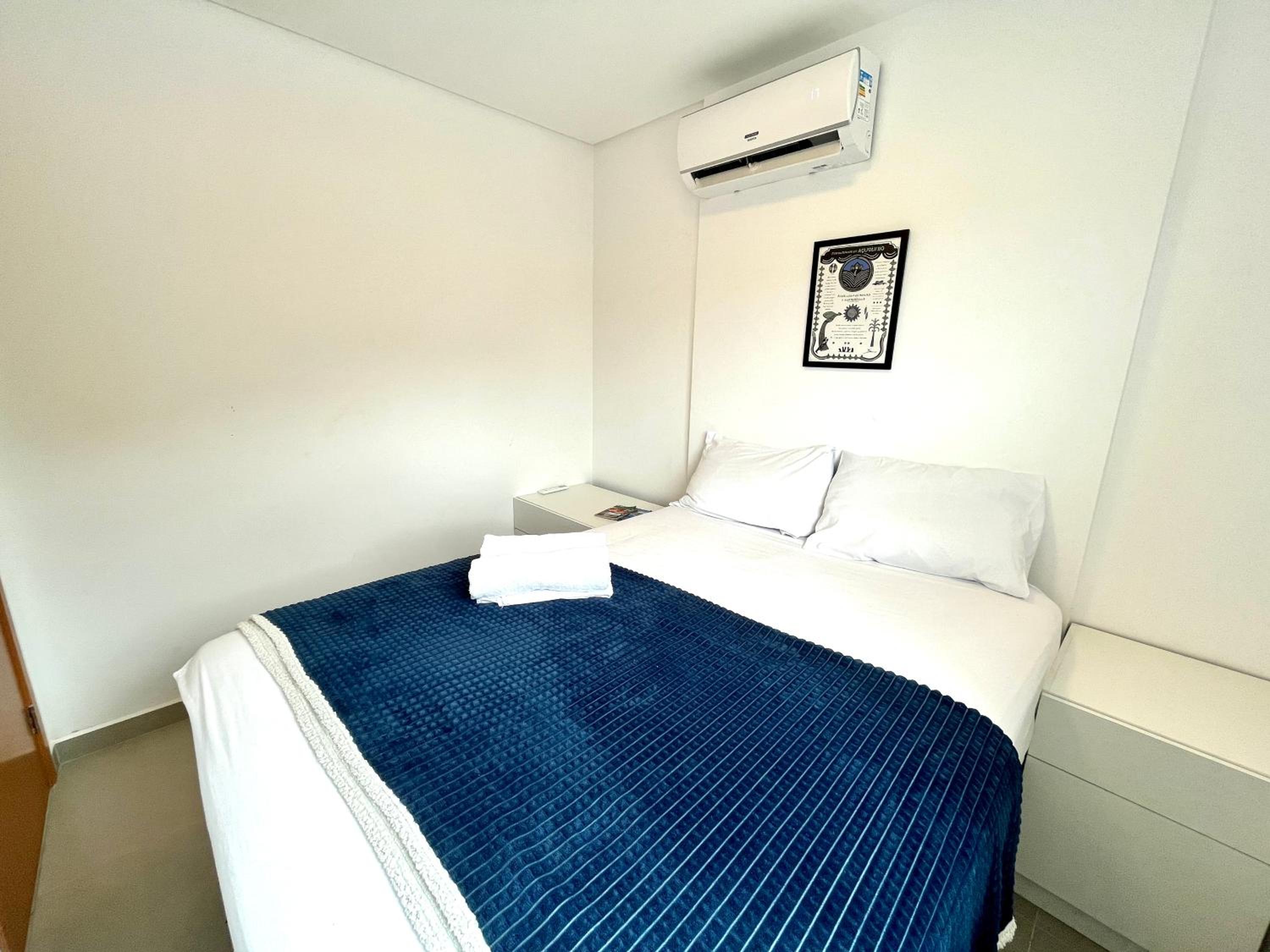 Flat mobiliado à 15 m da praia