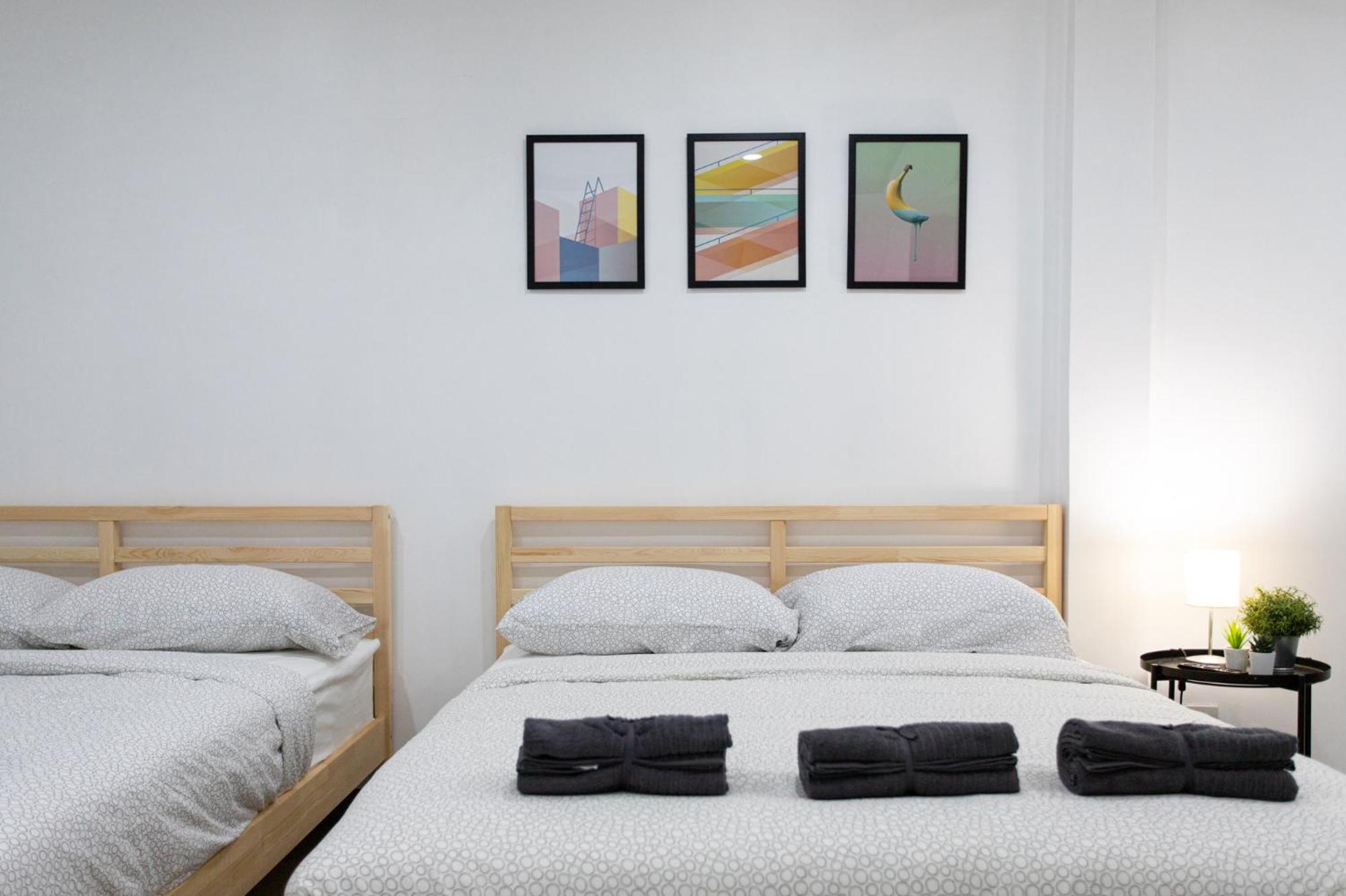 P3 Silom Large 2beds full kitchen WIFI 4-6pax