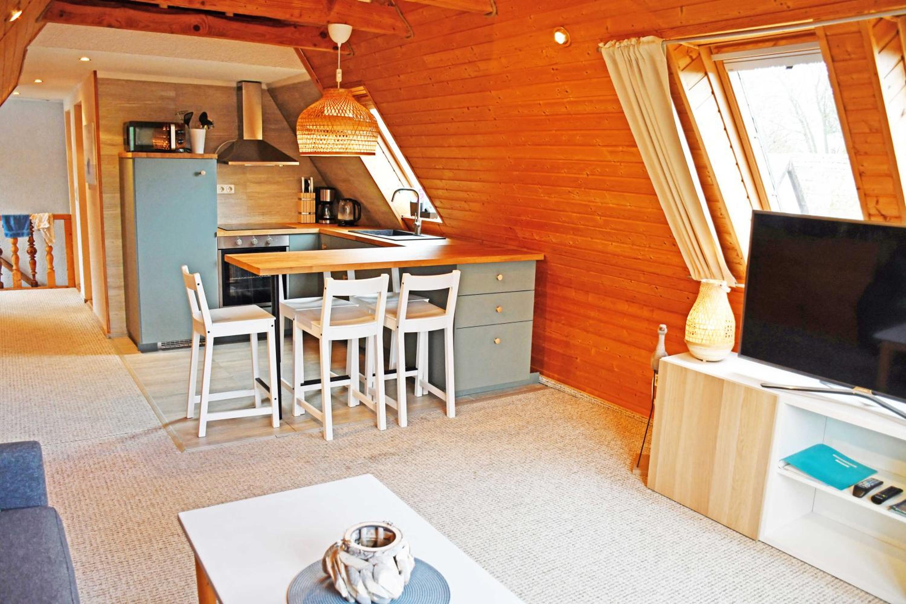 Ferienhaus mit Boddenblick