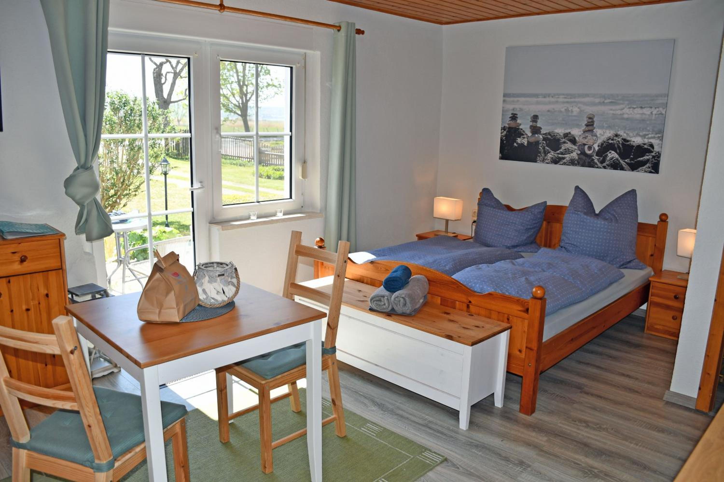 Ferienhaus mit Boddenblick