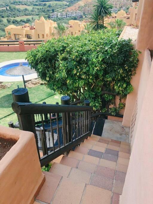 Duquesa 2 bed apt sleeps 6 overlooking pool with magnificent sea views view 5