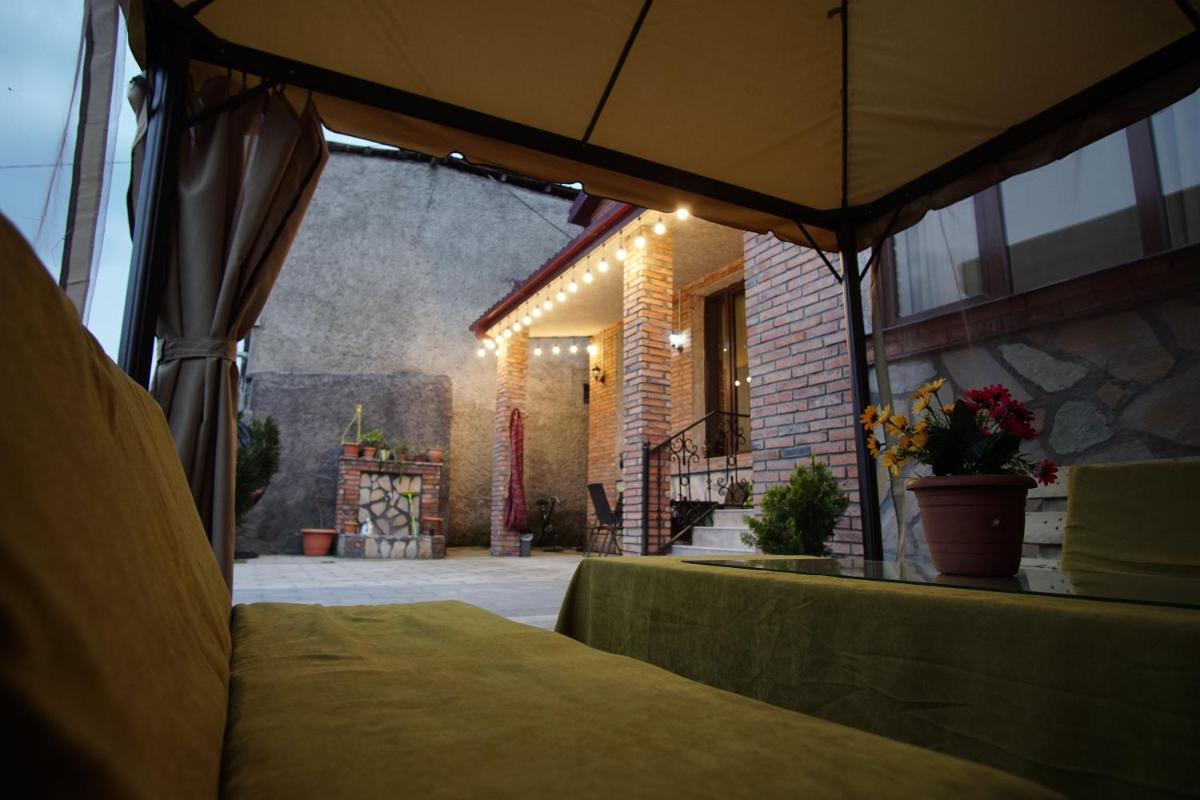 outdoor BBQ area