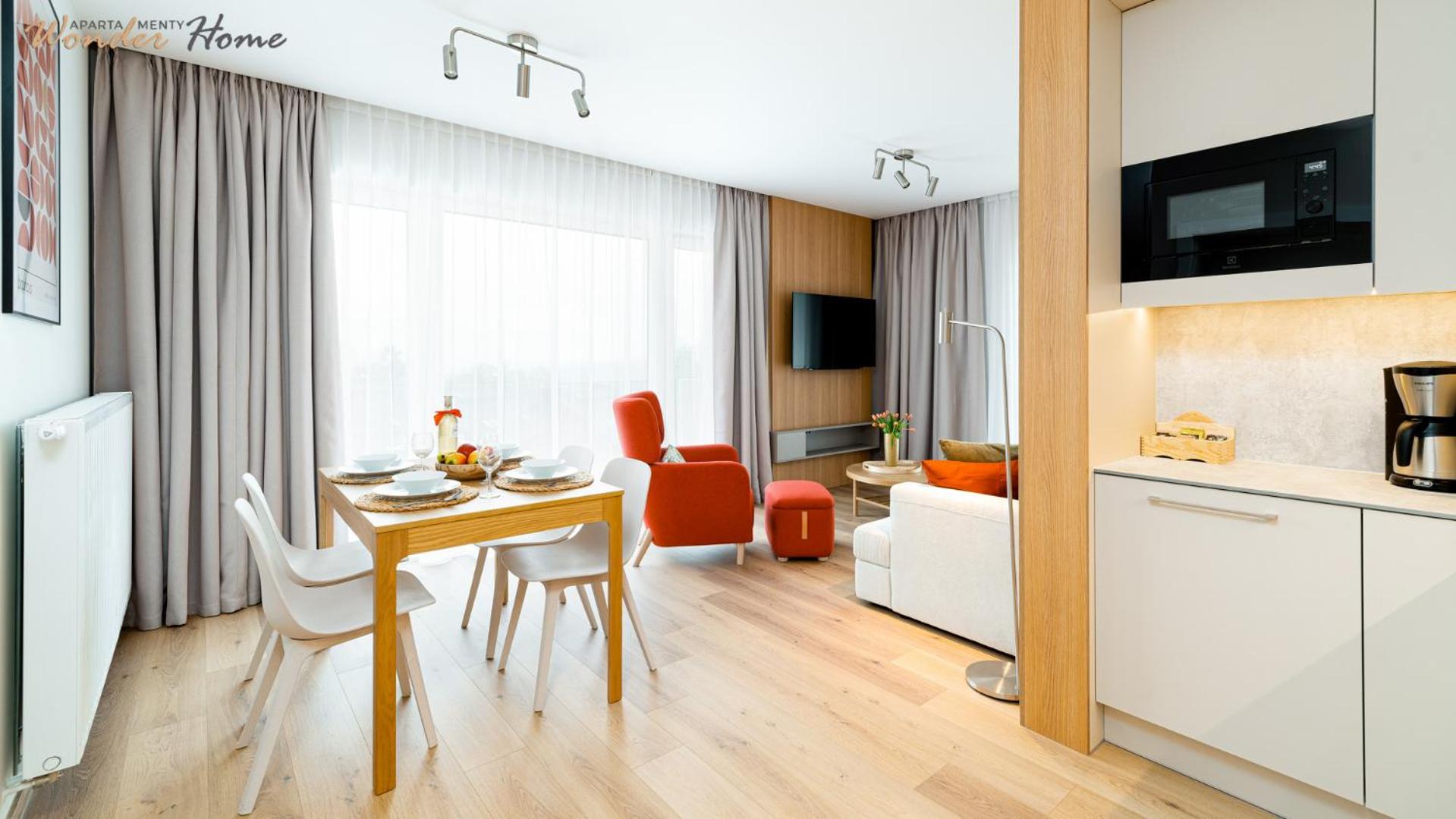Wonder Home - Apartamenty Hillside tuż przy stoku, sklep, plac zabaw i zewnętrzna siłownia na terenie kompleksu