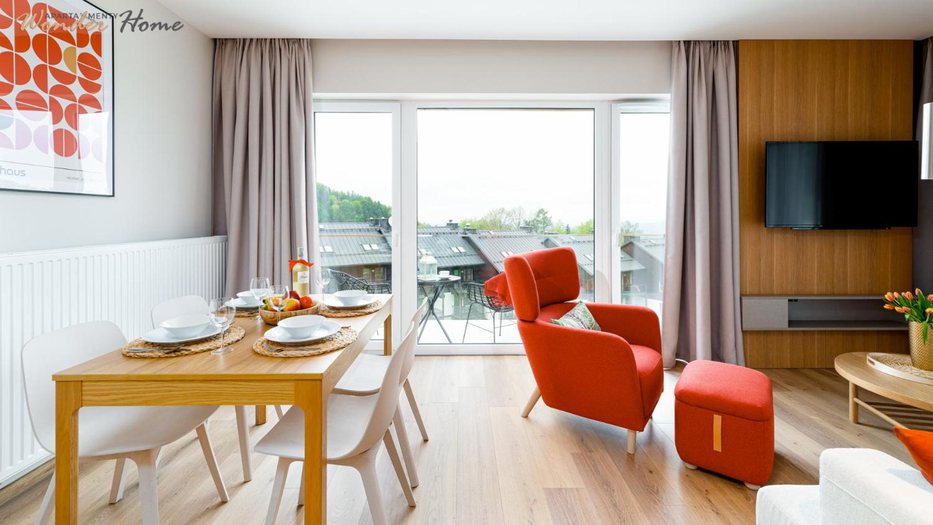 Wonder Home - Apartamenty Hillside tuż przy stoku, sklep, plac zabaw i zewnętrzna siłownia na terenie kompleksu