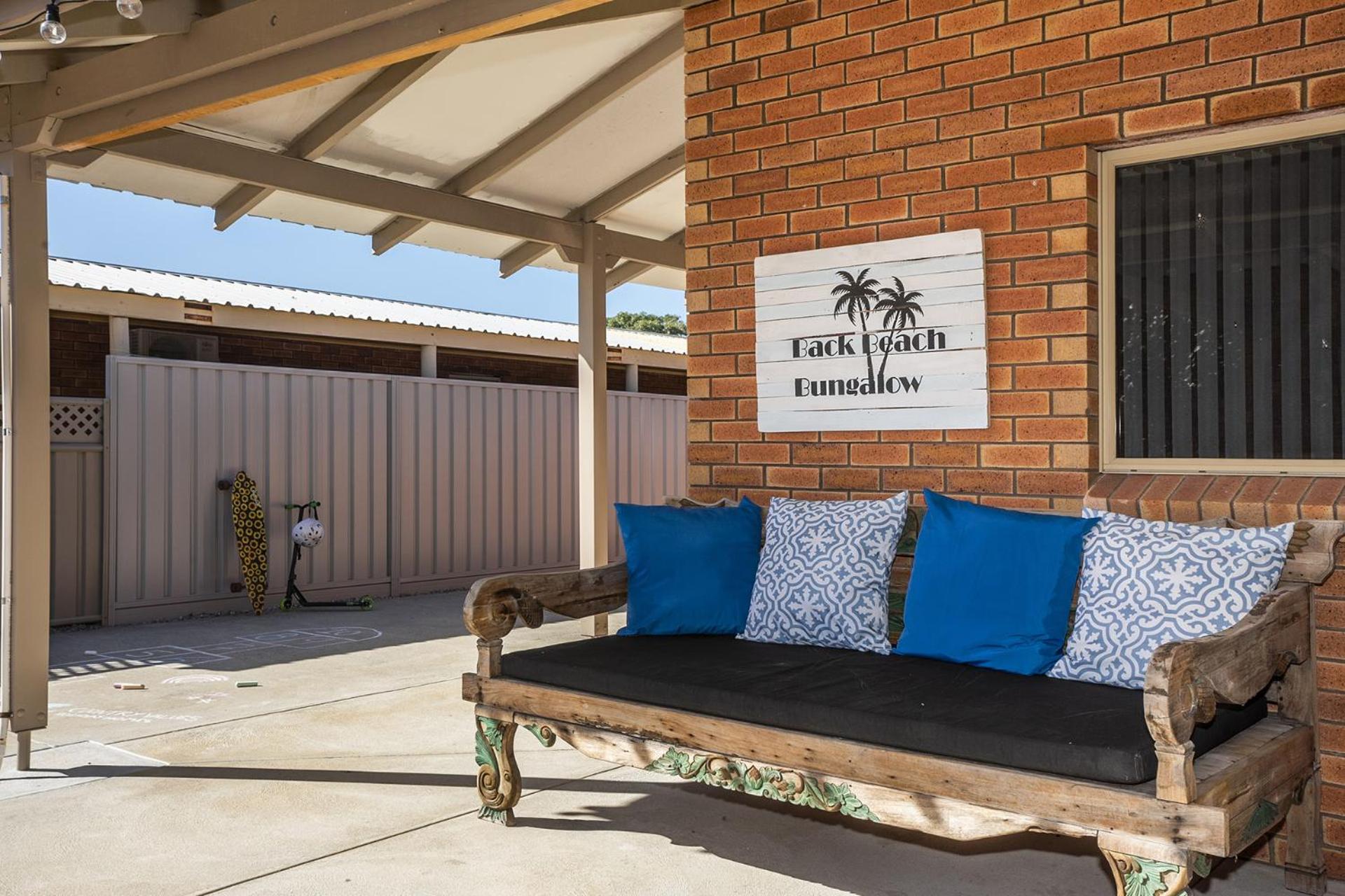 Back beach bungalow