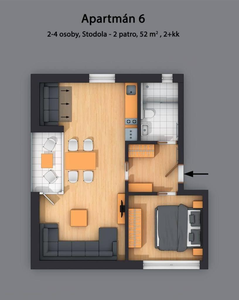 Apartmány Pstruží AP19