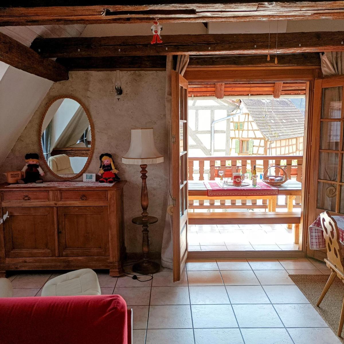 Un balcon sur les toits