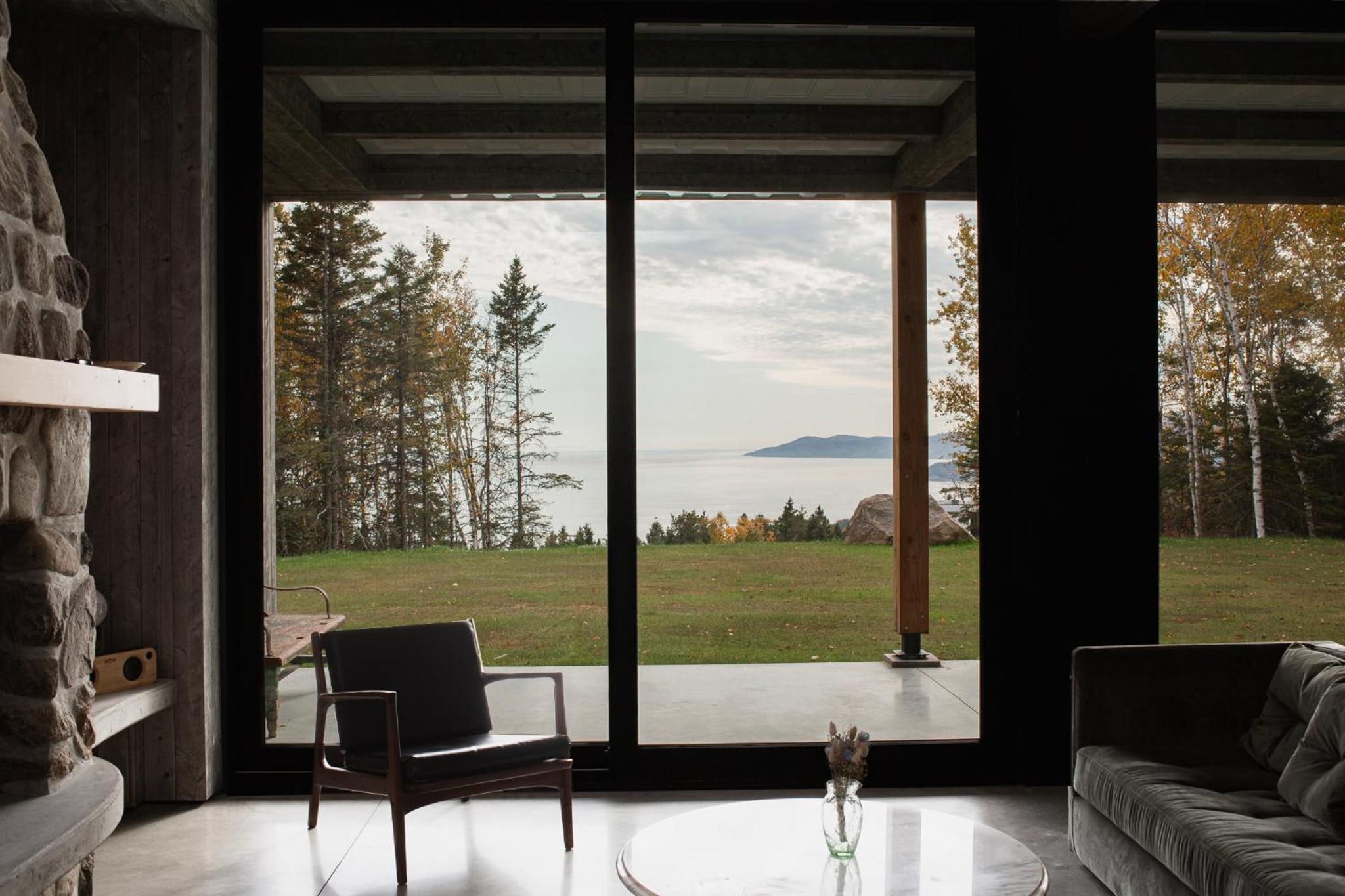 Villa Les Flots: Breathtaking view of St Lawrence