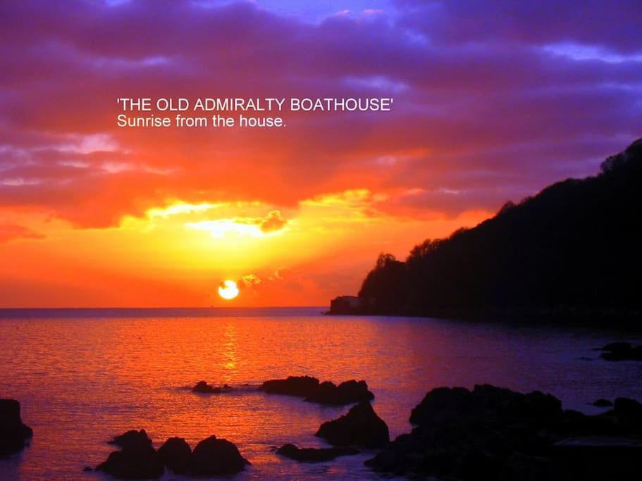 The Old Admiralty Boathouse - at Cawsand Beach view 2