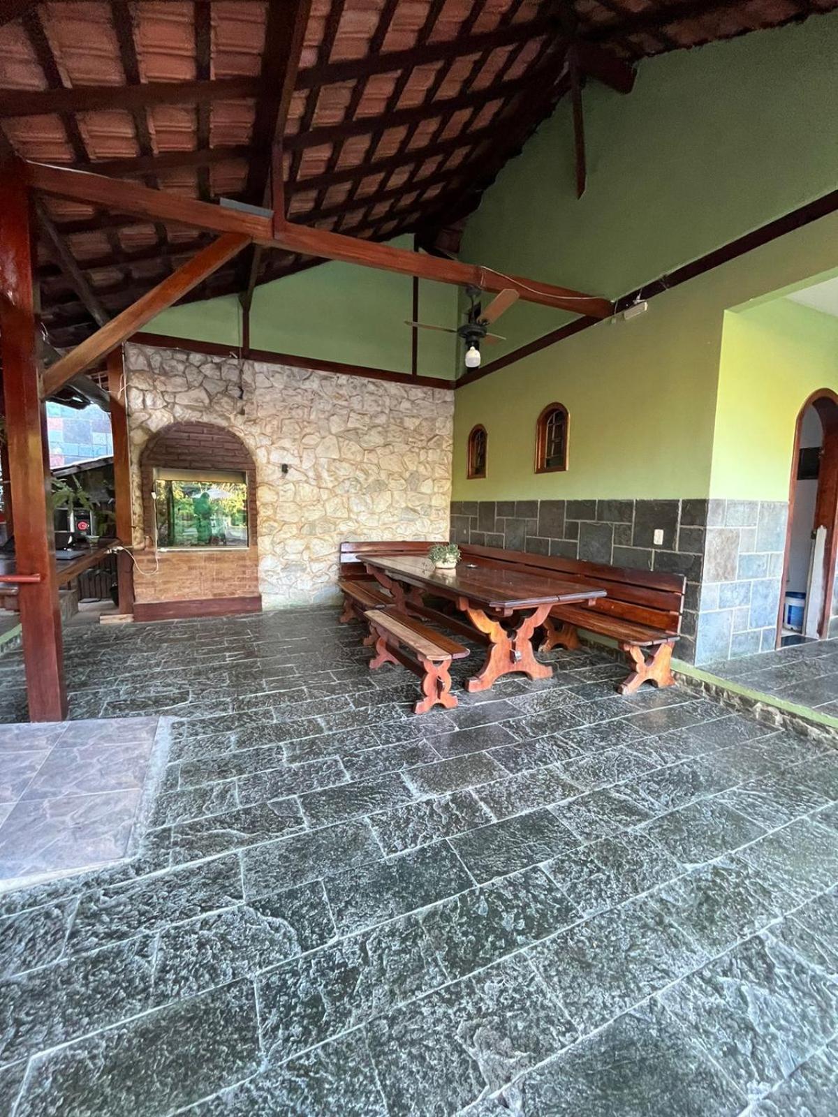 outdoor BBQ area