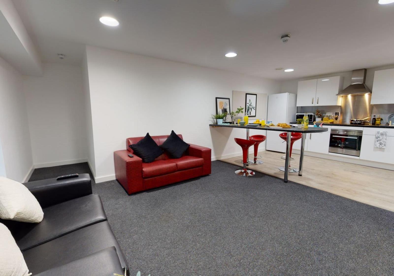 Ensuite Bedrooms with Shared Kitchen and Studios at Century Square in Sheffield
