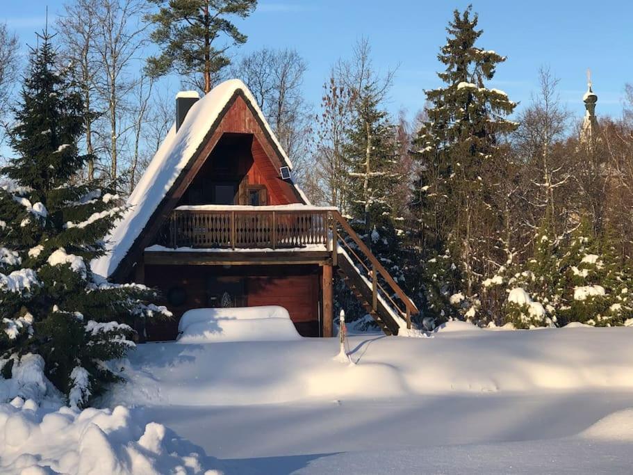 Holidayhouse with sauna and pond Leesoja puhkemaja