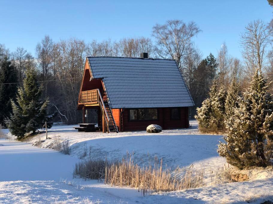 Holidayhouse with sauna and pond Leesoja puhkemaja