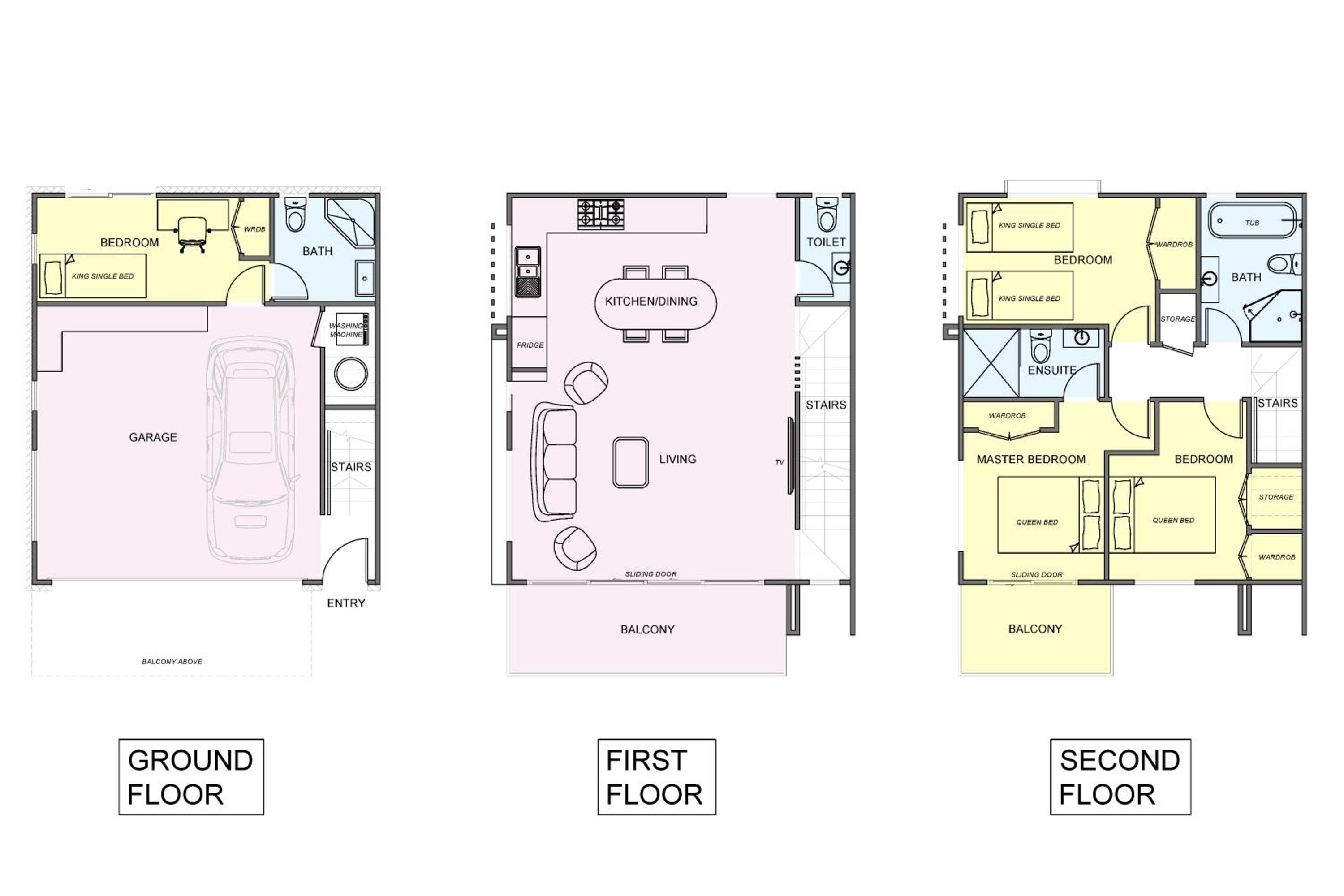 Modern Designer Living view 5