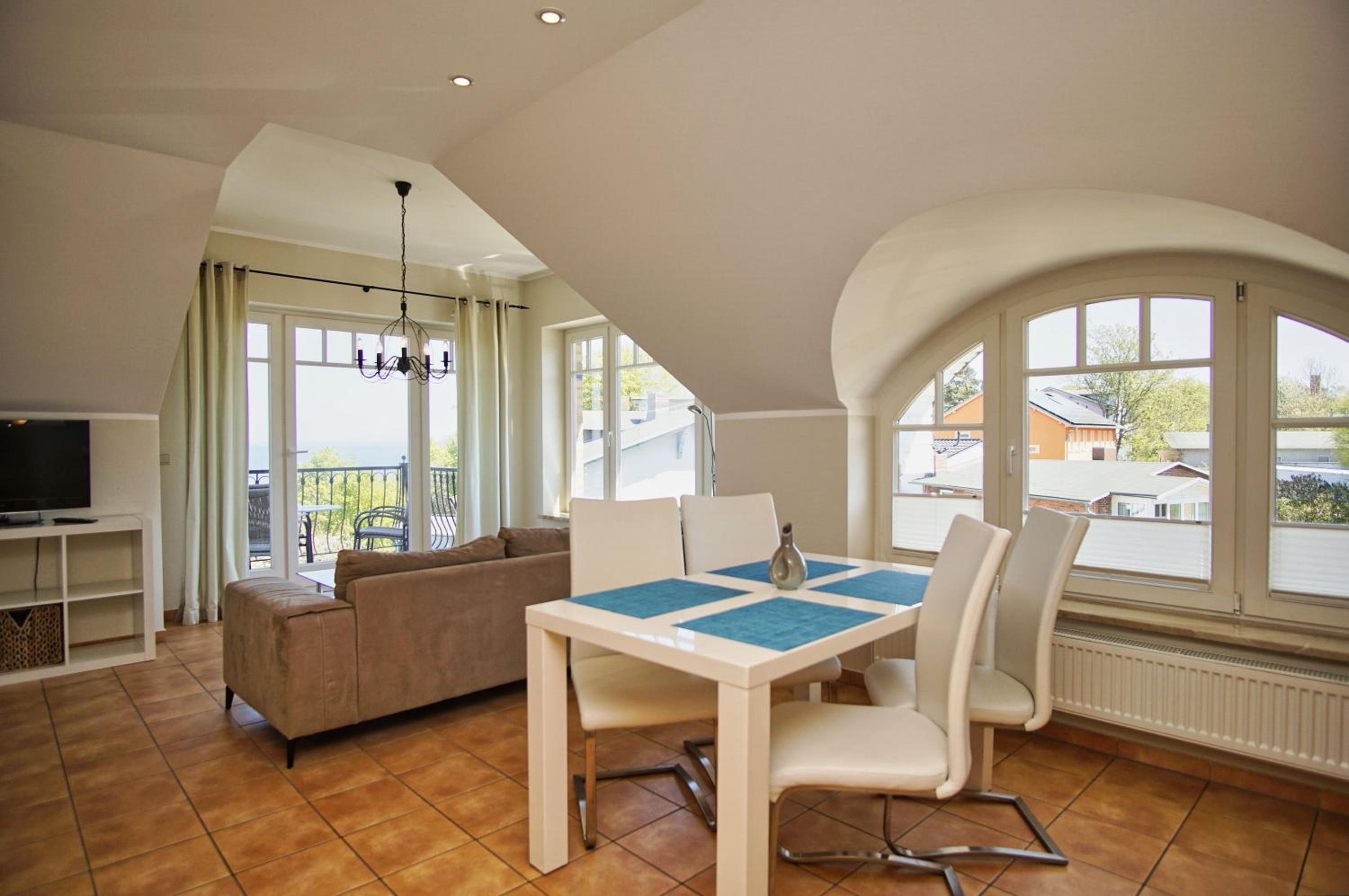 Ferienwohnung mit traumhaftem Meerblick - Haus am Meer FeWo 12