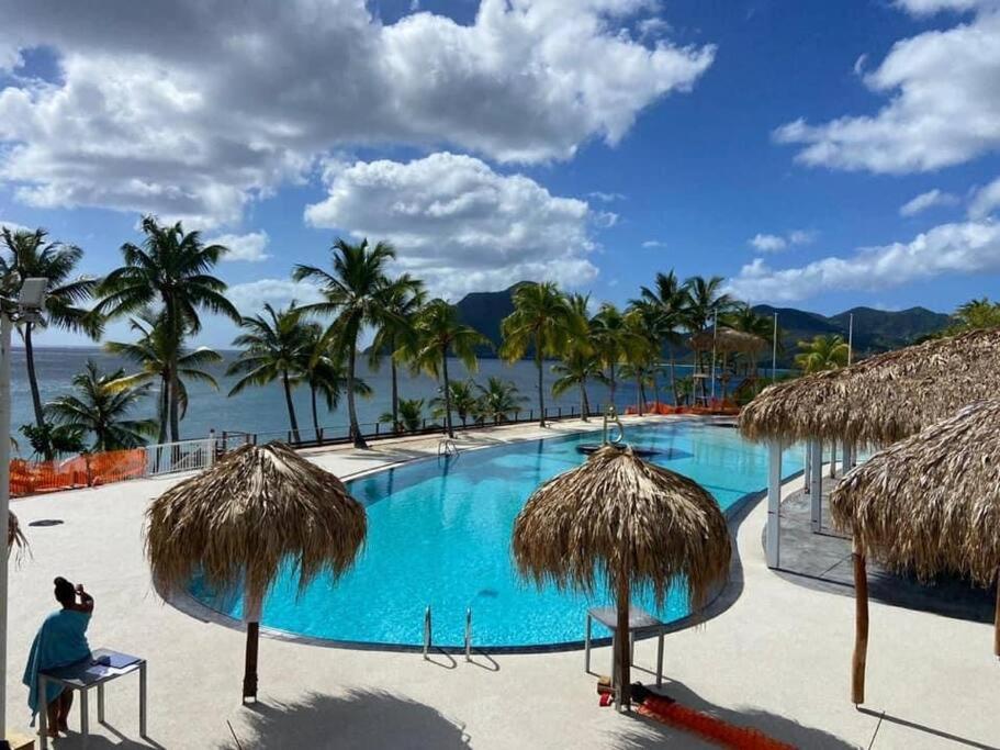 Studio vue mer et rocher du Diamant Antilles view 2