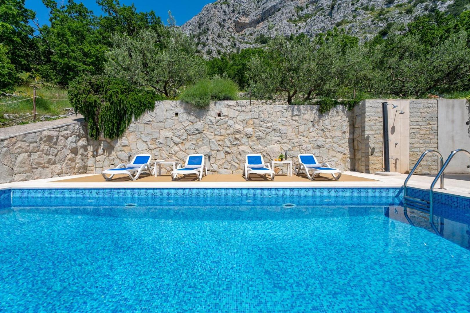 Villa Maruncela with sea and island views, 5 bedrooms, private pool, gym view 3