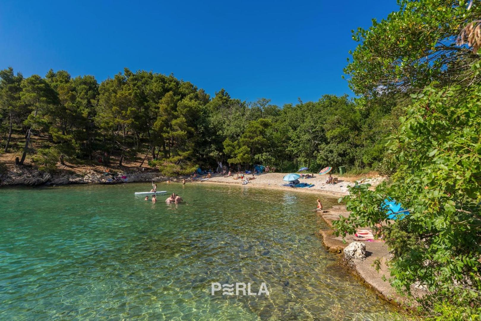 House BRINY in a quiet location on Krk island, beautiful beach